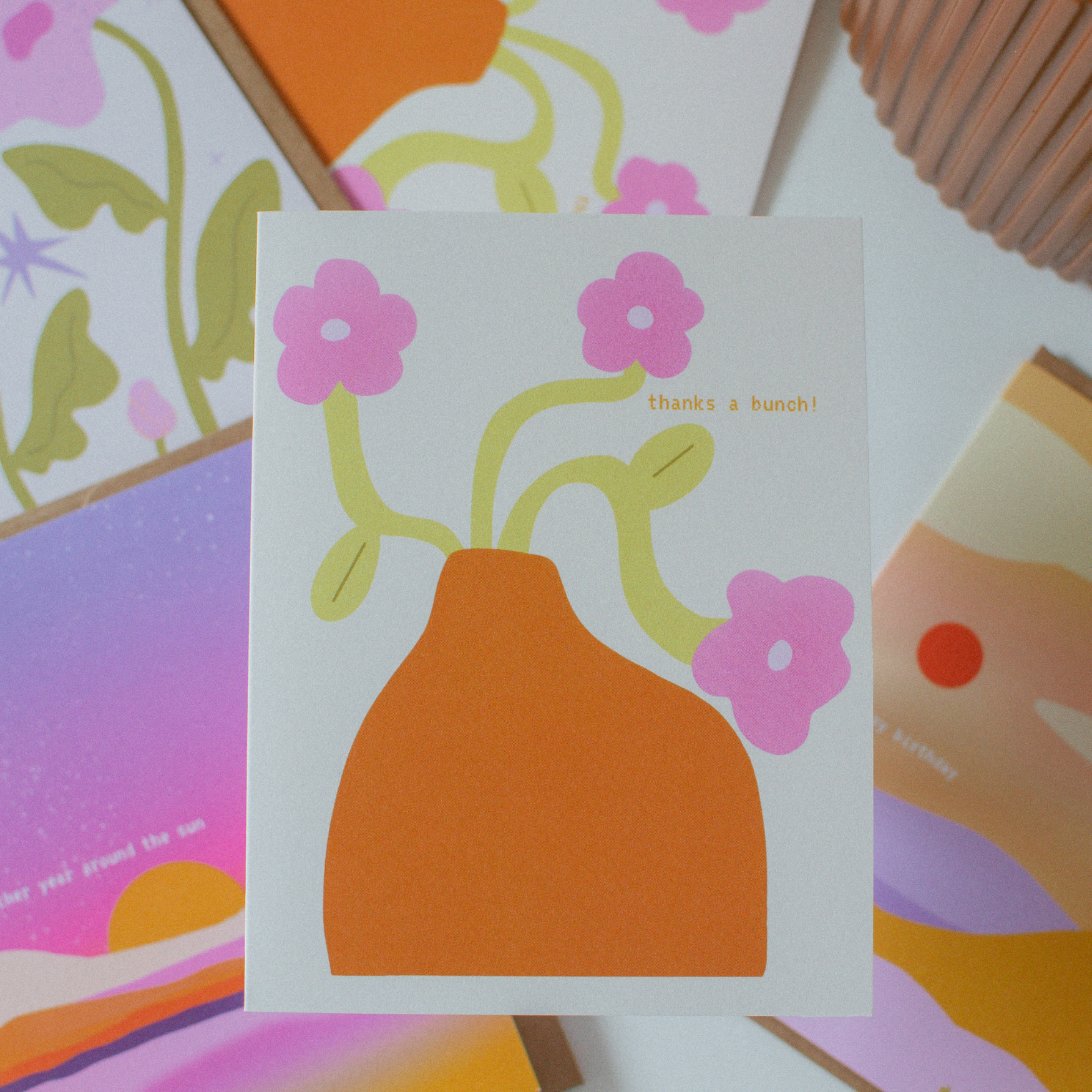 Flower Pot Greeting Card