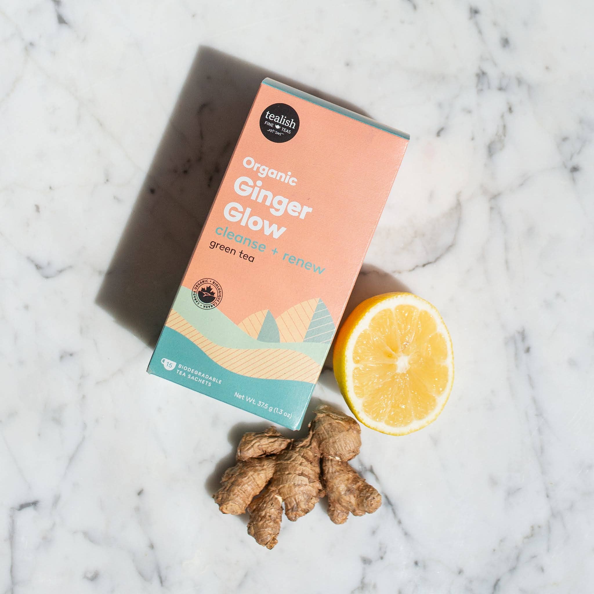 Tealish: Organic Ginger Glow Sachets