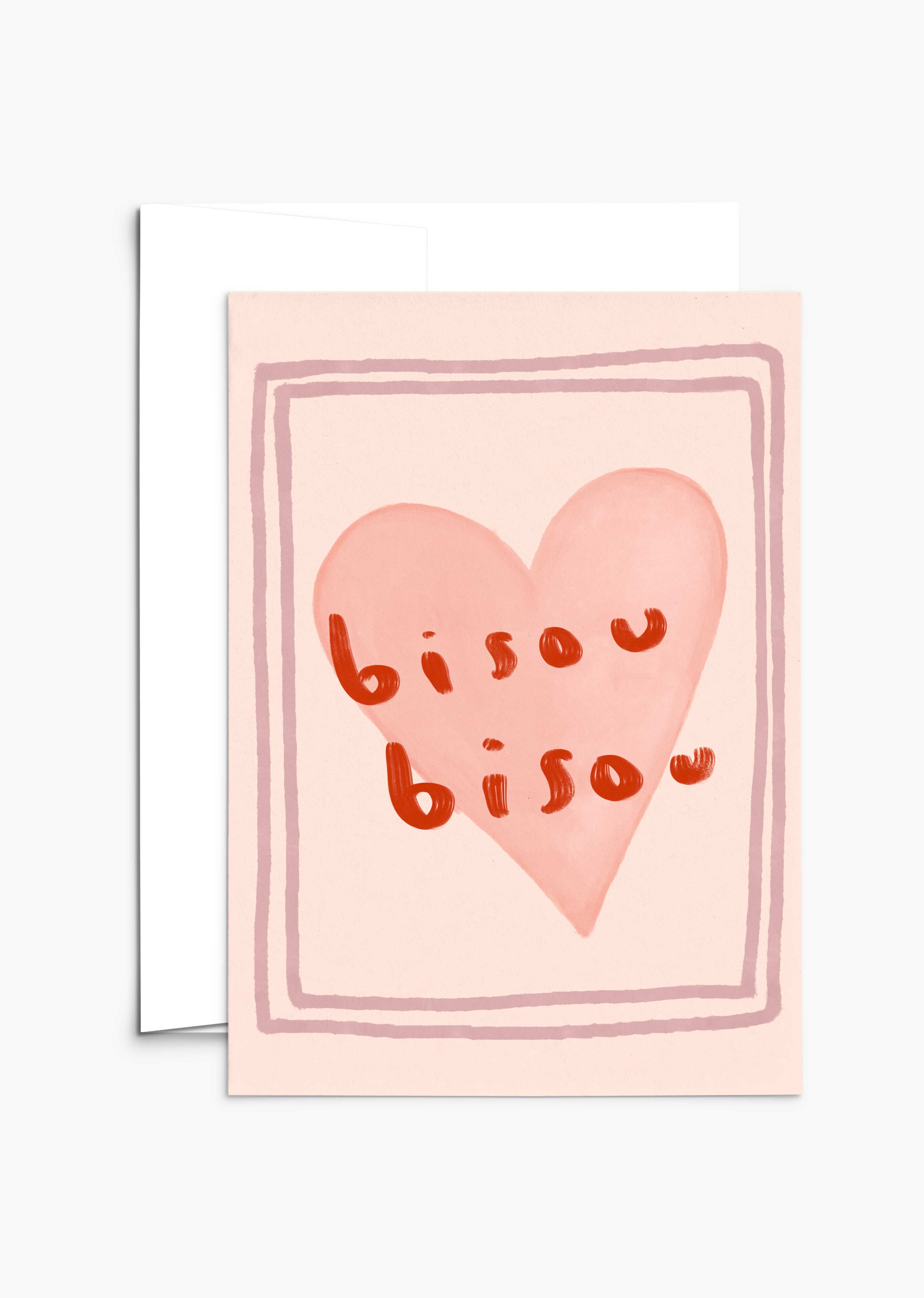 Bisou Bisou - Greeting Card