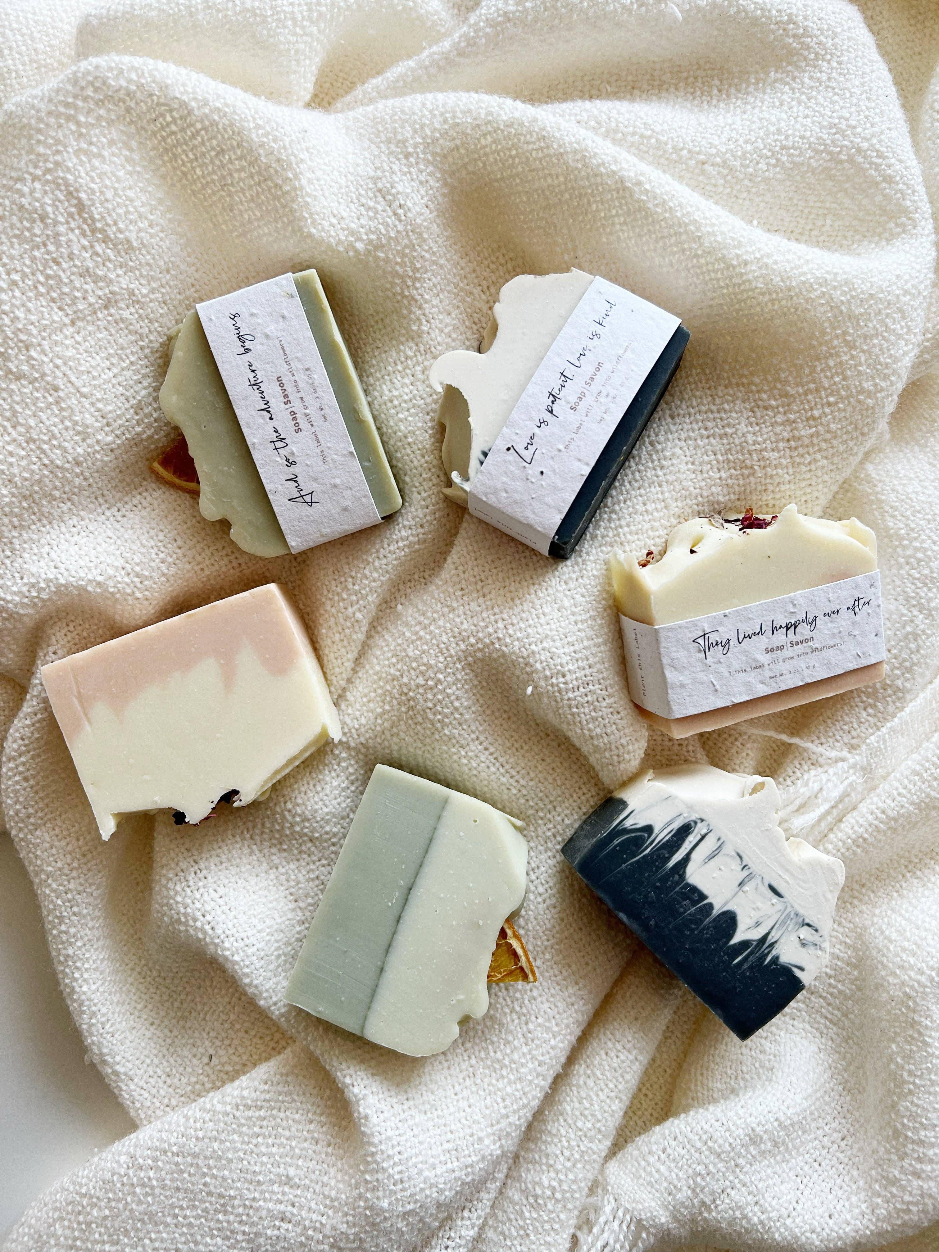 SOAK Bath Co: Mini Soap Bar - Love is Patient, Love is Kind