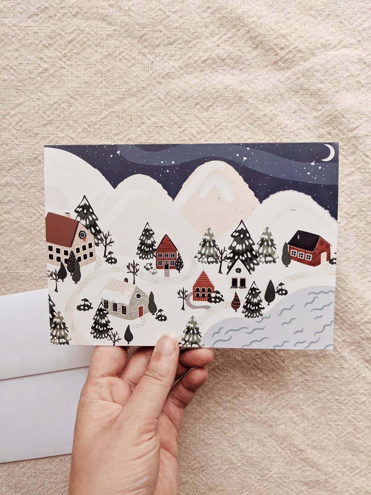 Christmas Village Greeting Card