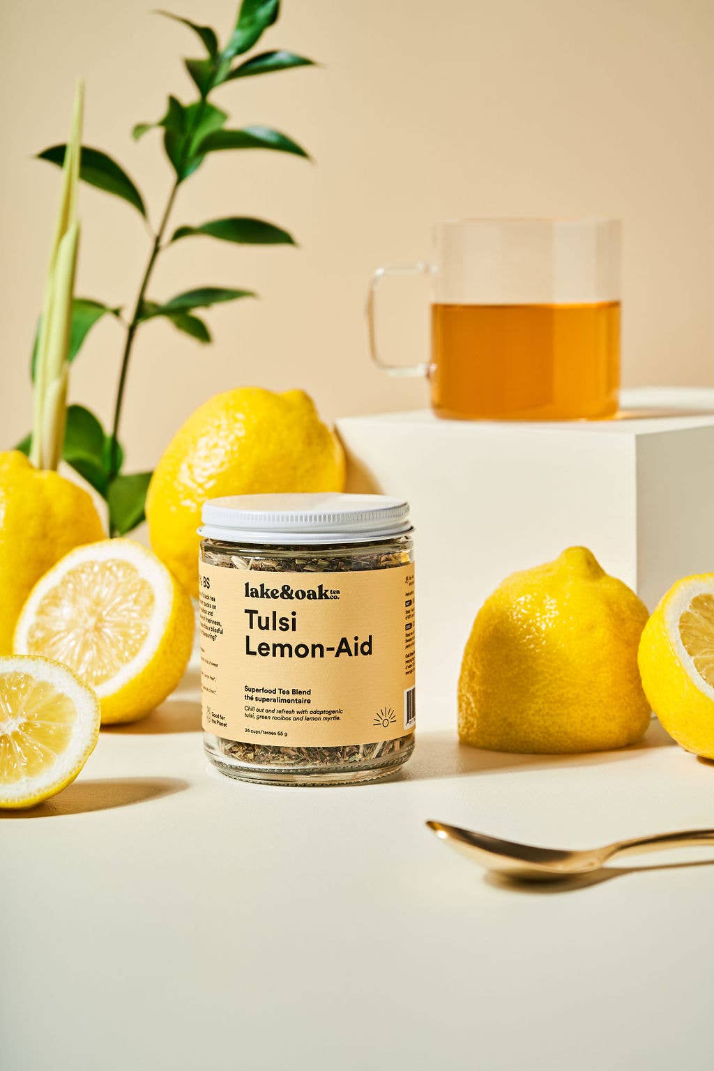 Lake & Oak Tea Co: Tulsi Lemon-Aid - Superfood Tea Blend