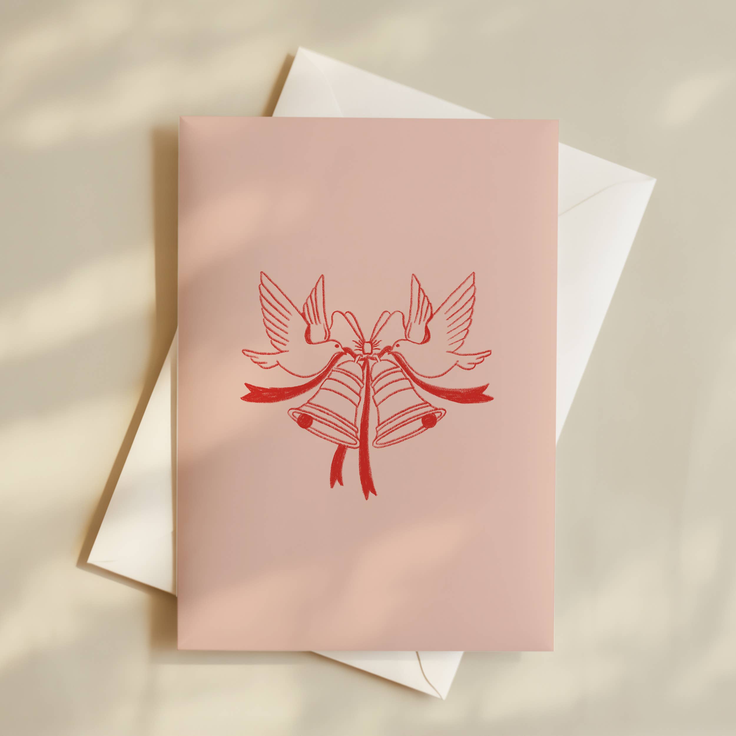 Vintage Wedding Doves Greeting Card