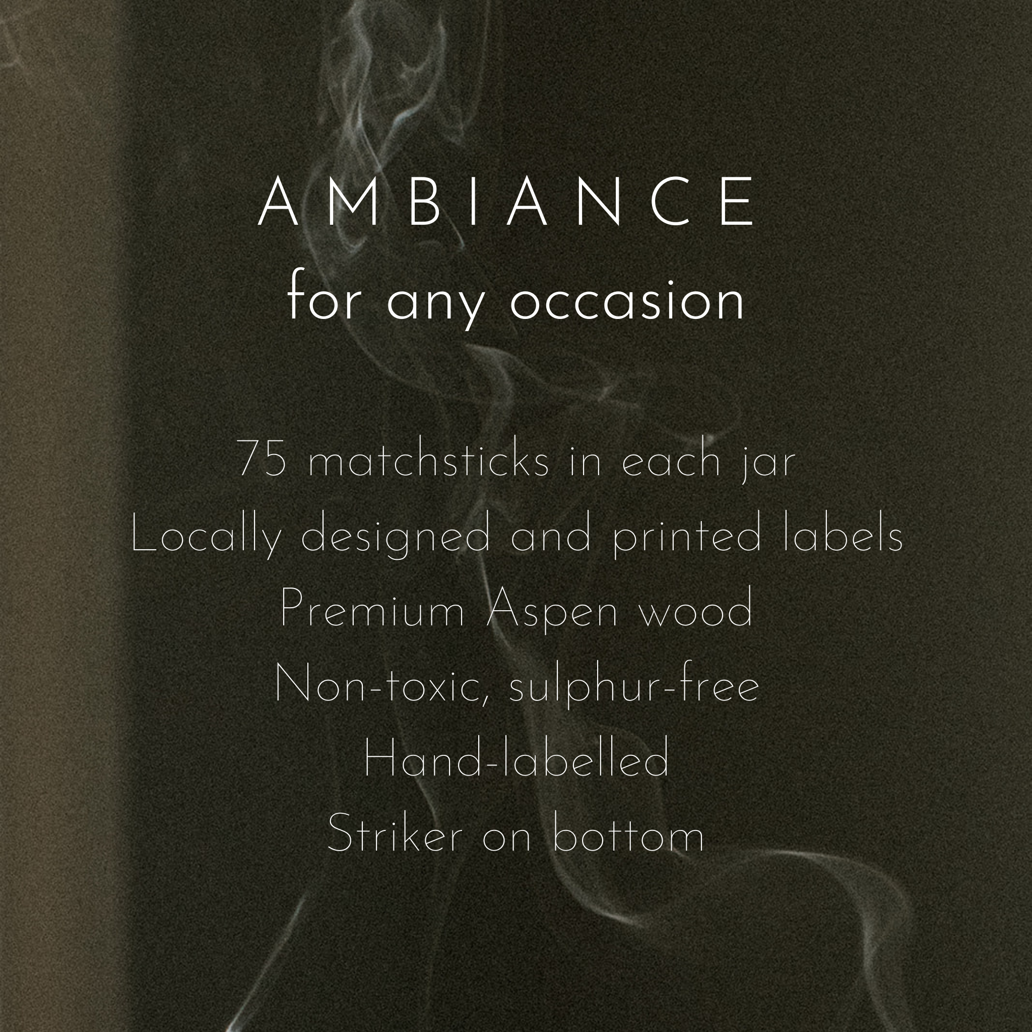 Matchstick Boutique: Matches - Black