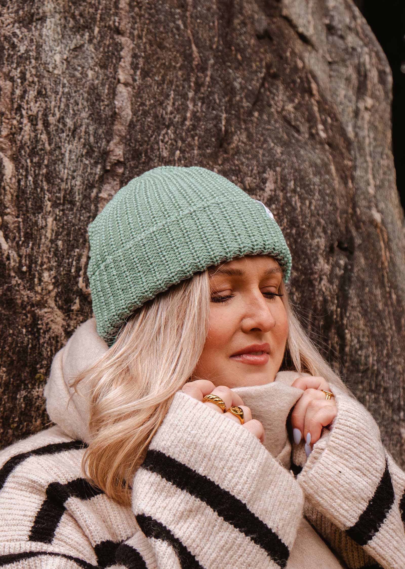 Mimi & August: Mist Chunky Beanie