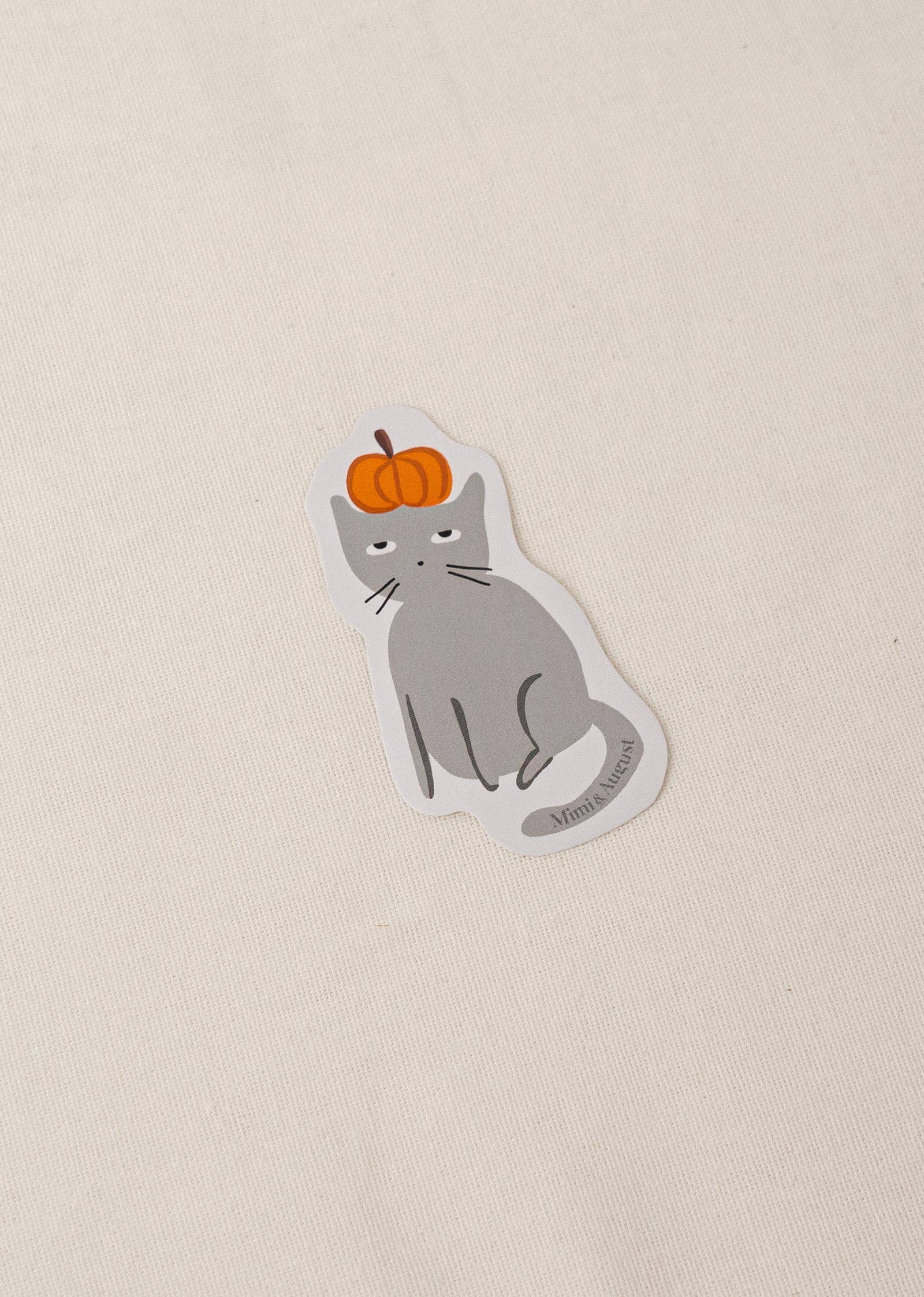 Sacha the Pumpkin Lover - Vinyl Sticker