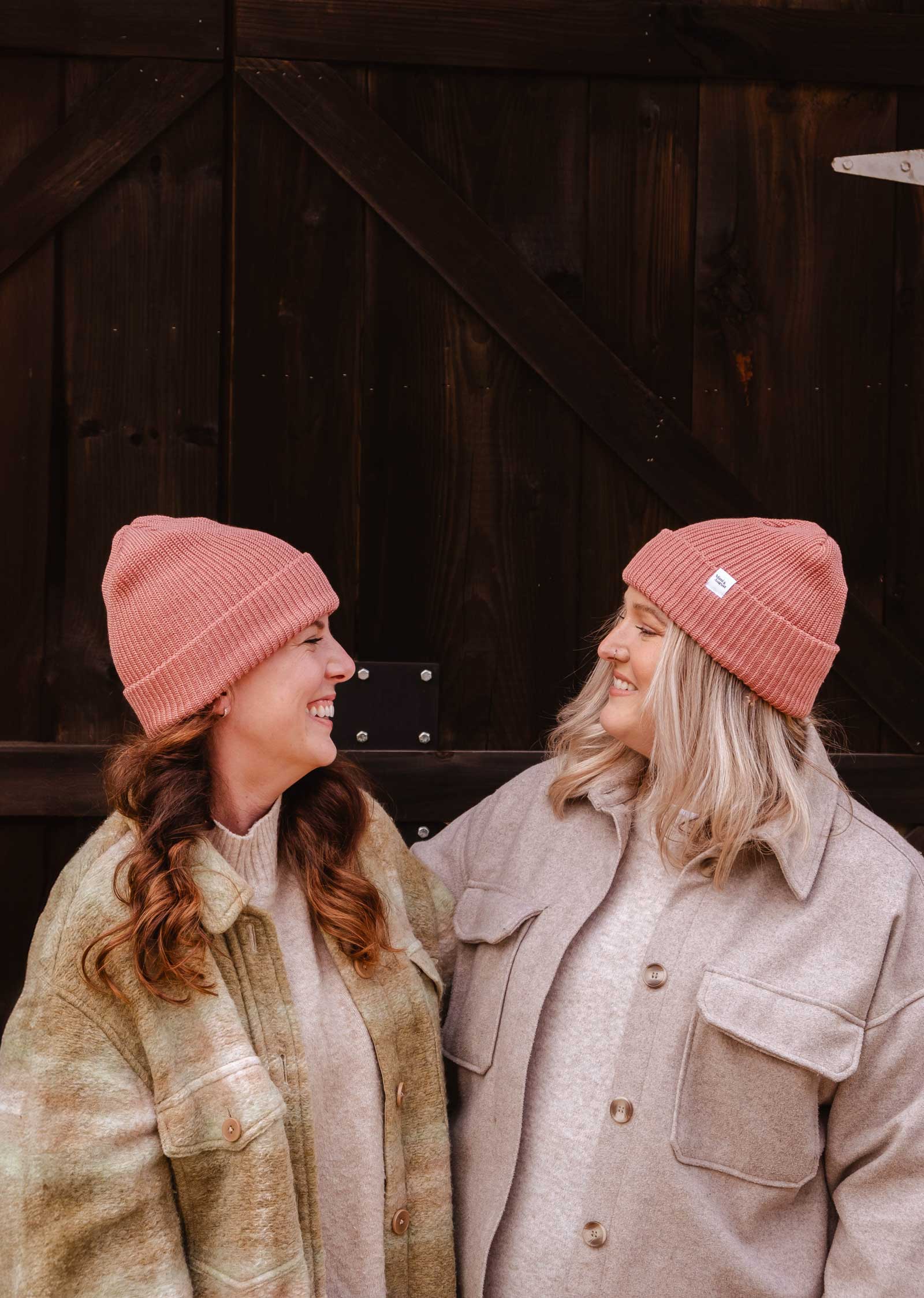 Mimi & August: Blush Pink Super Puff Beanie