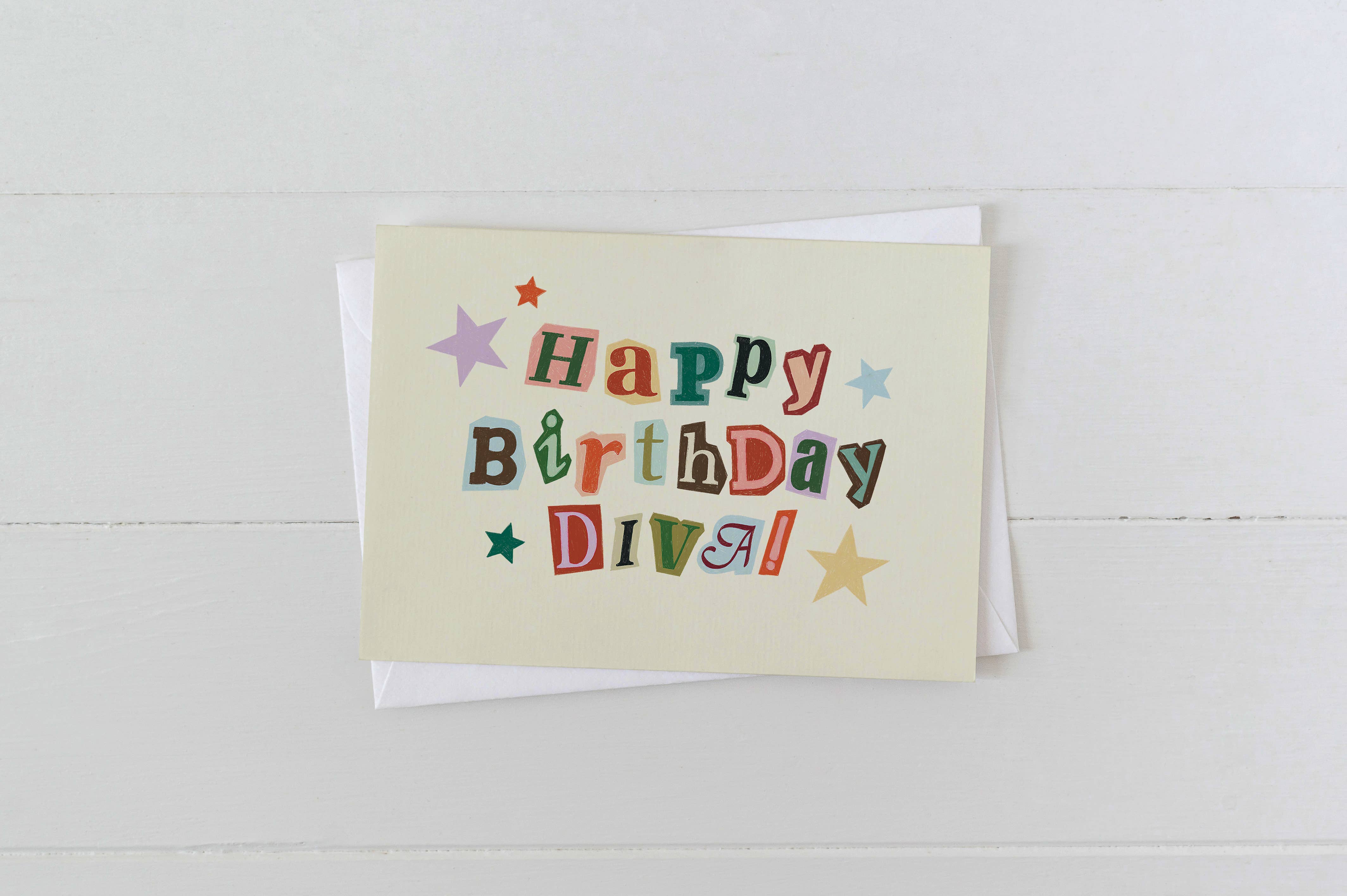 Happy Birthday Diva! Birthday Greeting Card