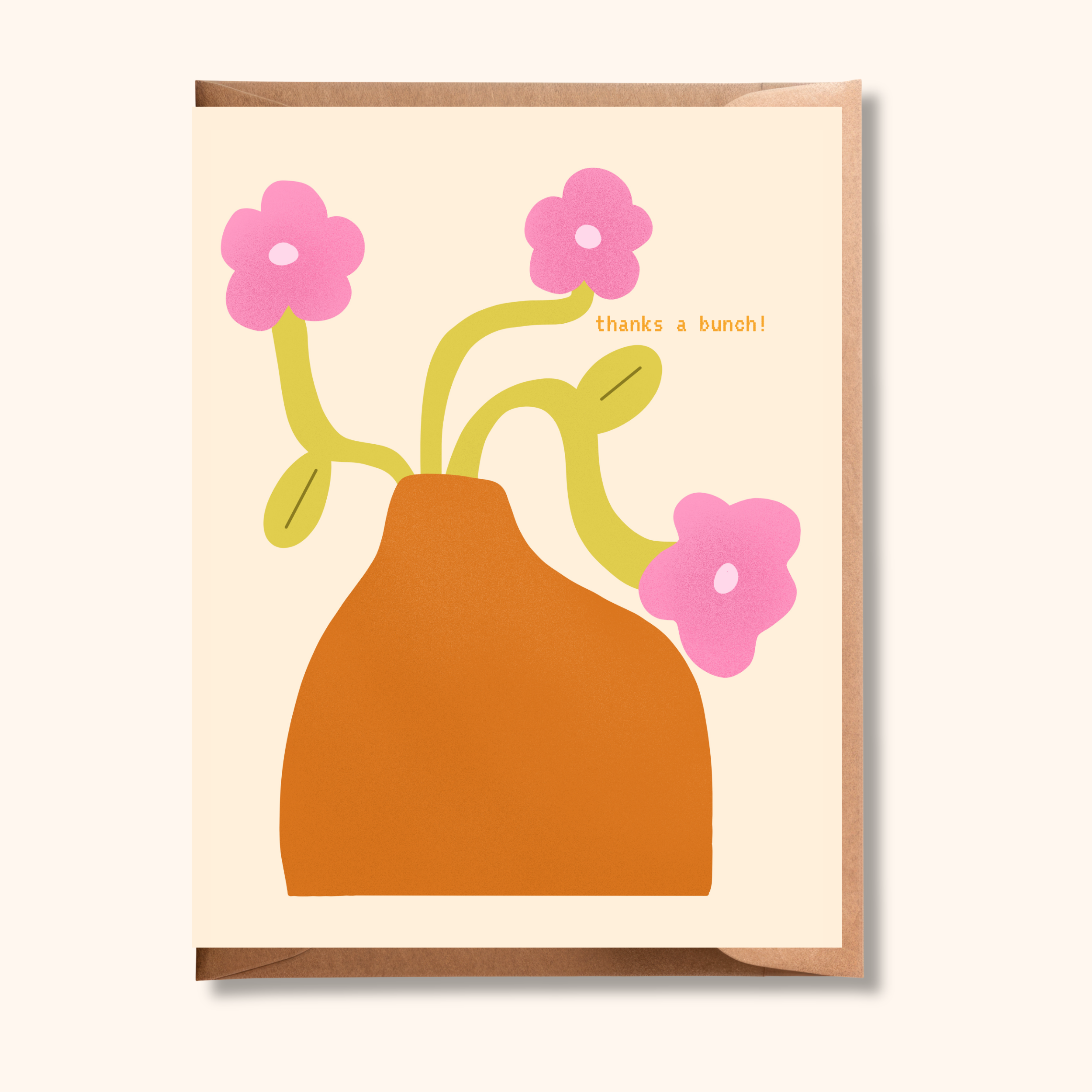 Flower Pot Greeting Card