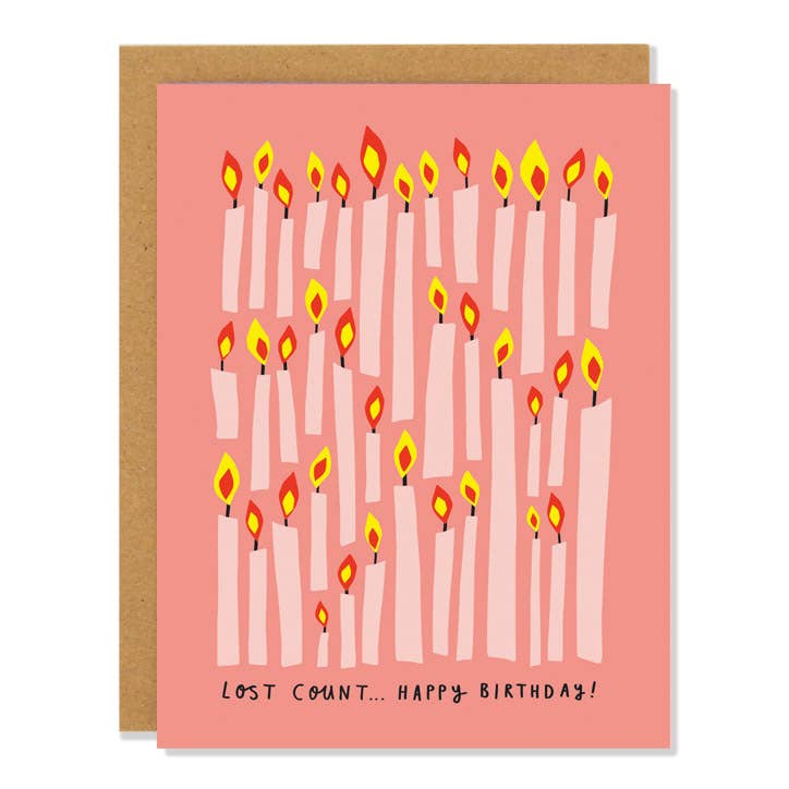 Lost Count - Birthday Card – hanson road