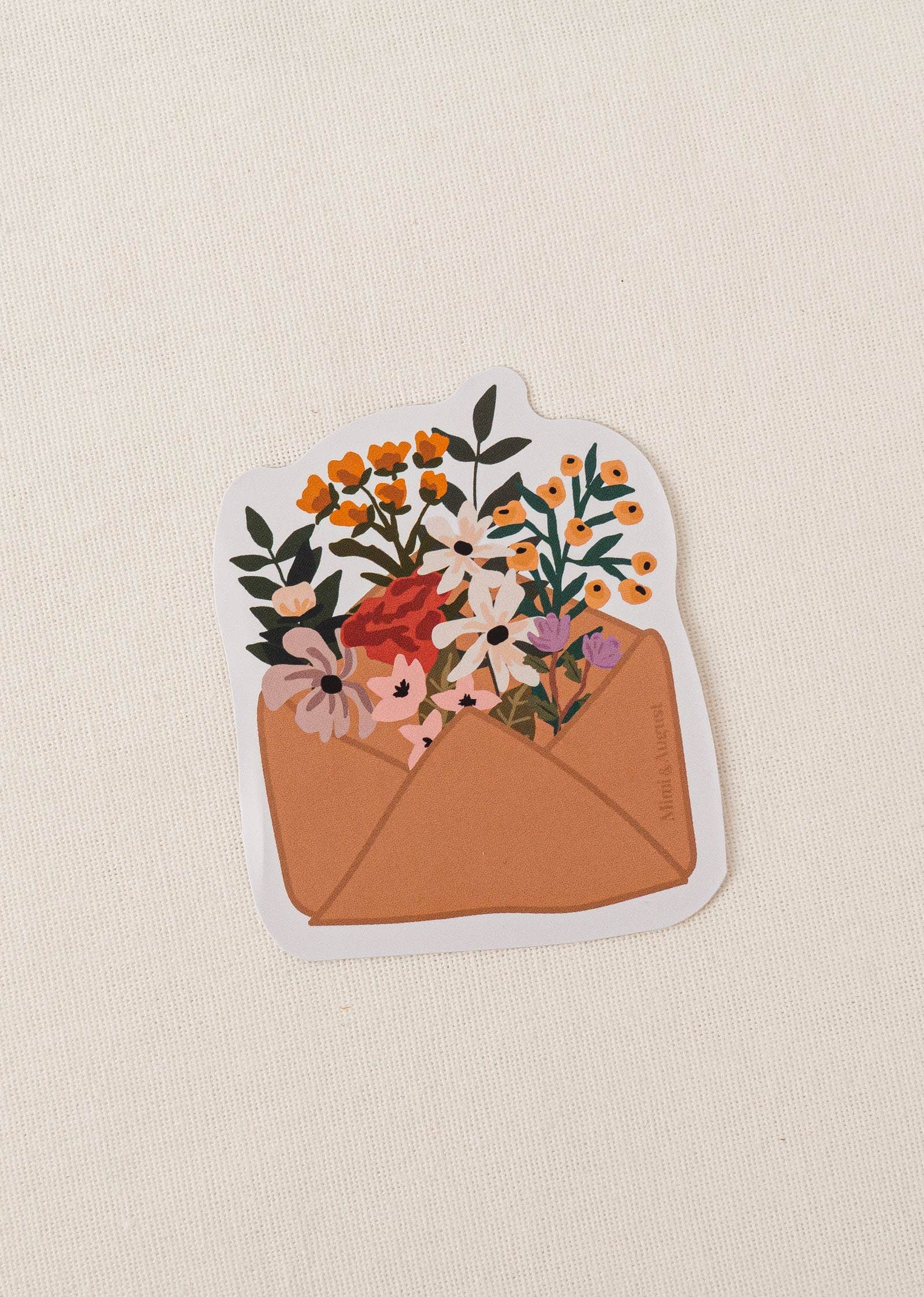 Mimi & August: Vinyl Sticker - Flower Envelope