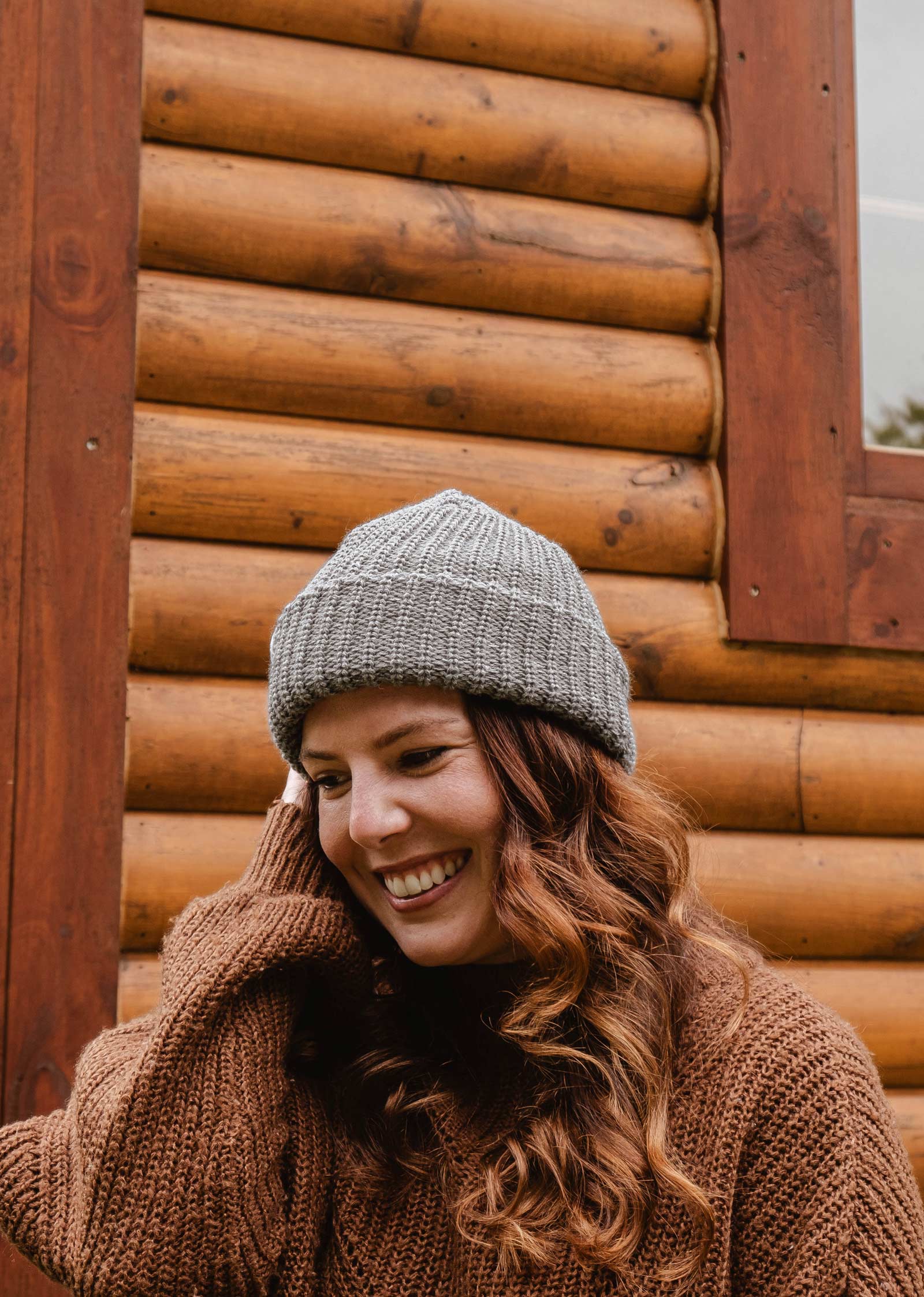 Mimi & August: Heather Grey Chunky Beanie