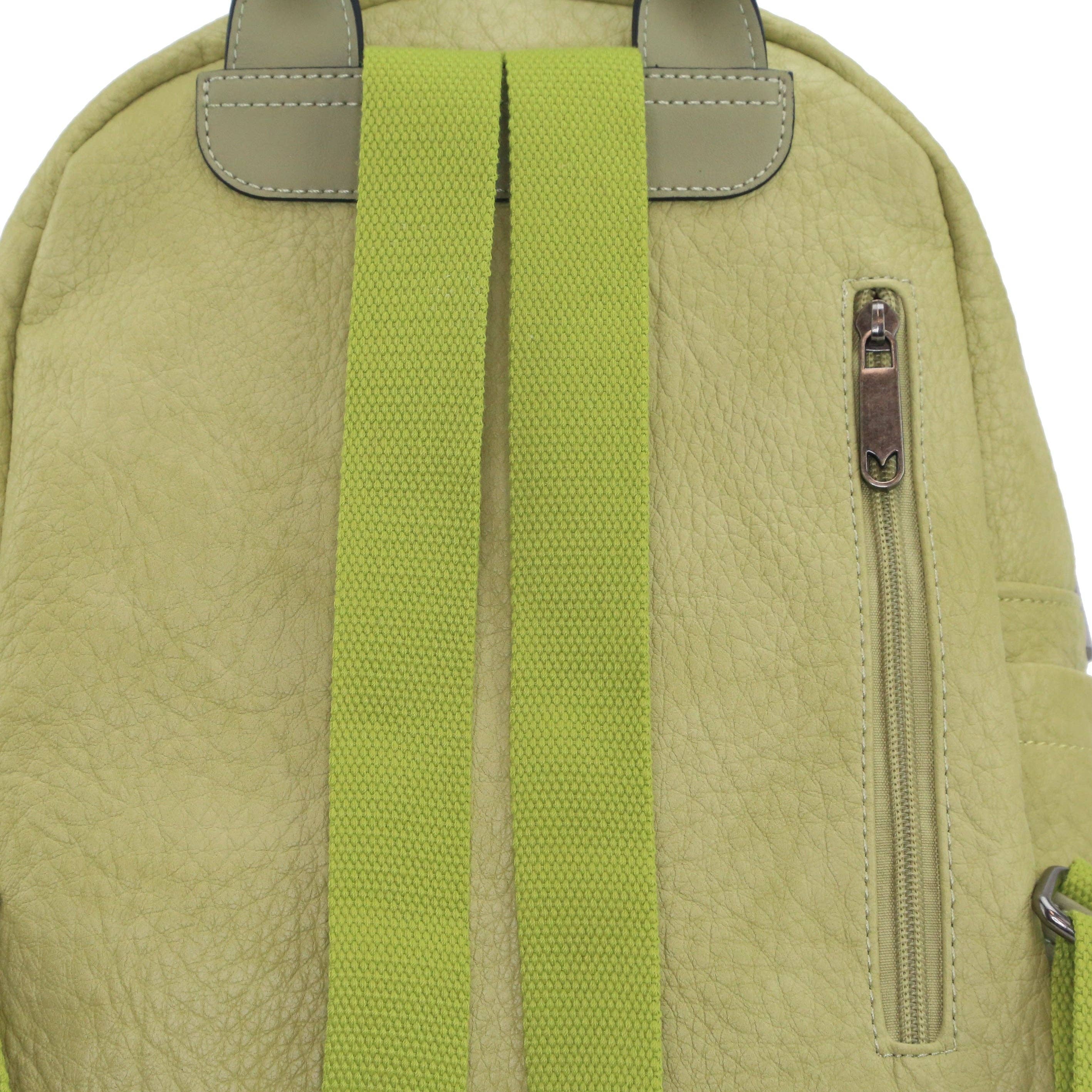 Darling's Vegan Leather Backpack: Lavender