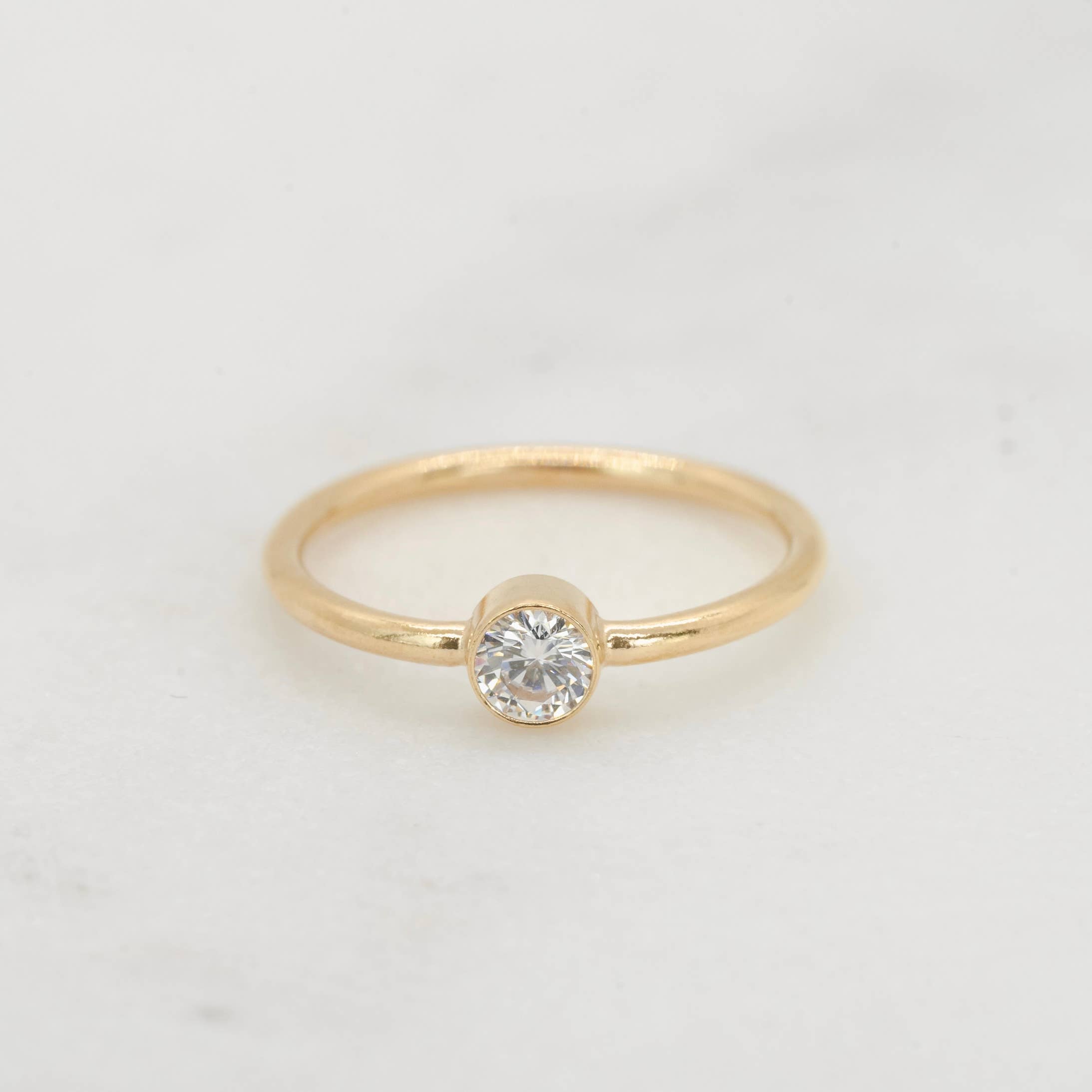 Petite Gold: Charmaine Ring: 8