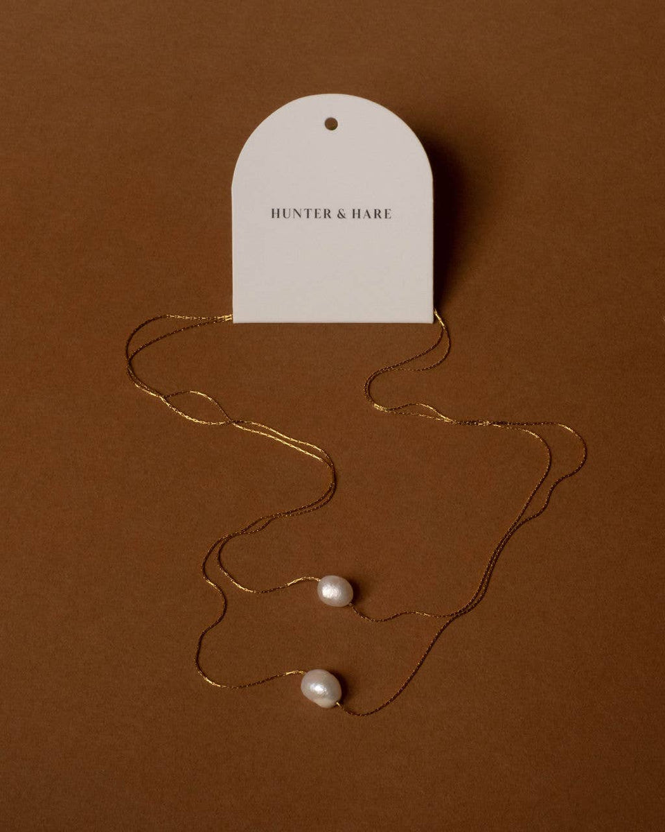Ella Double Strand Pearl Necklace – hanson road