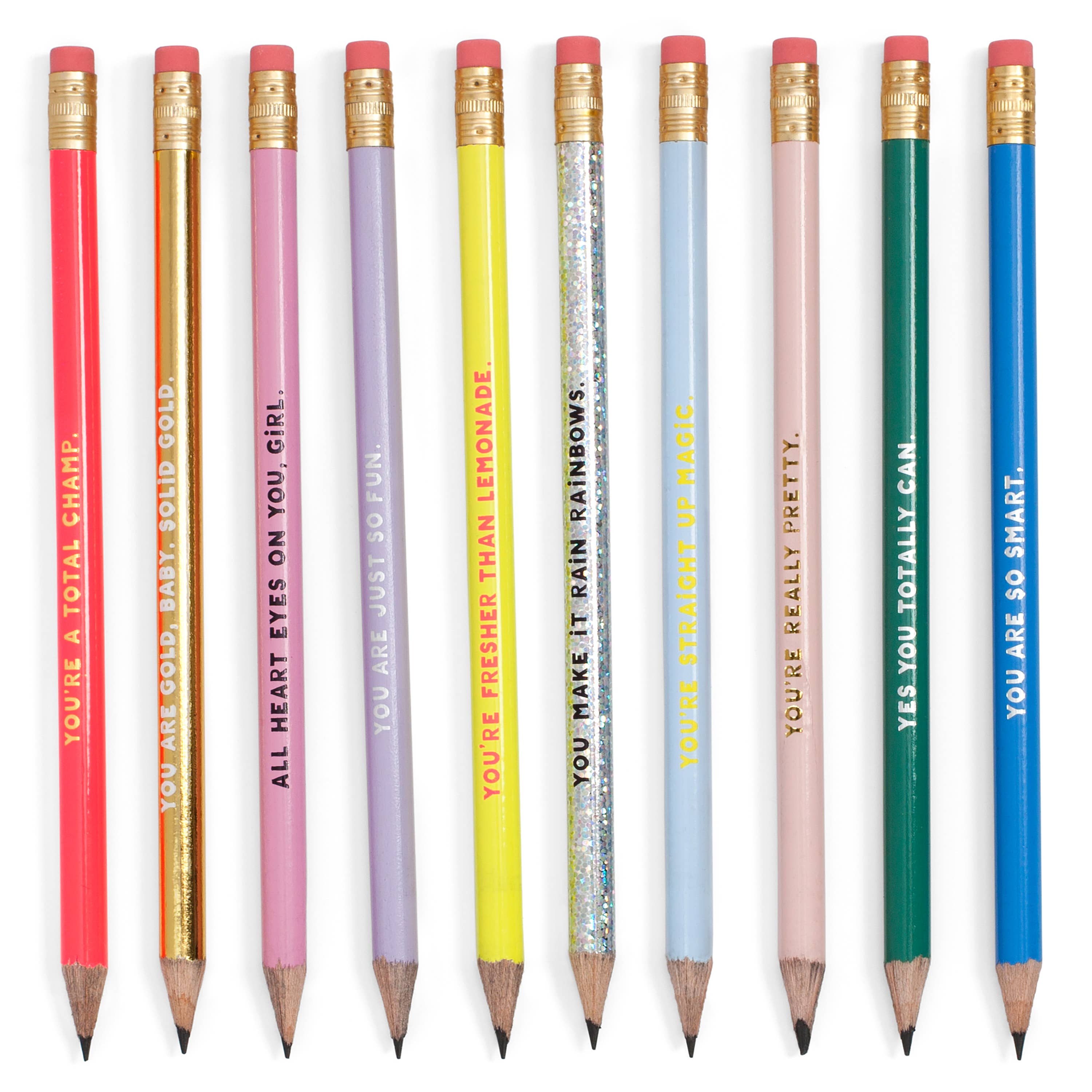 Compliment Pencil Set  - Assorted Set of Ten