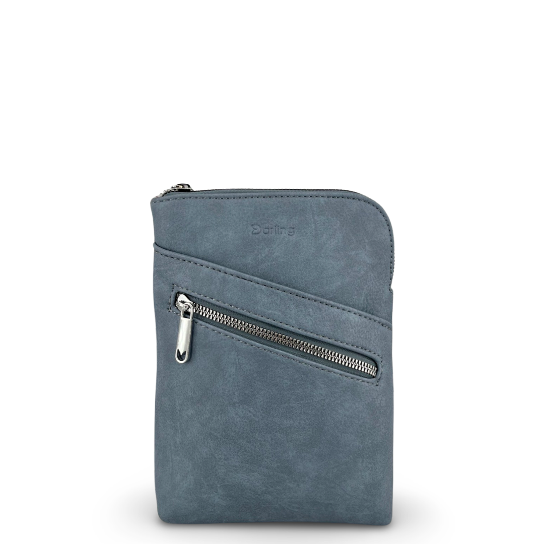 Darling's Made Simple Crossbody Bag: Denim Teal Blue