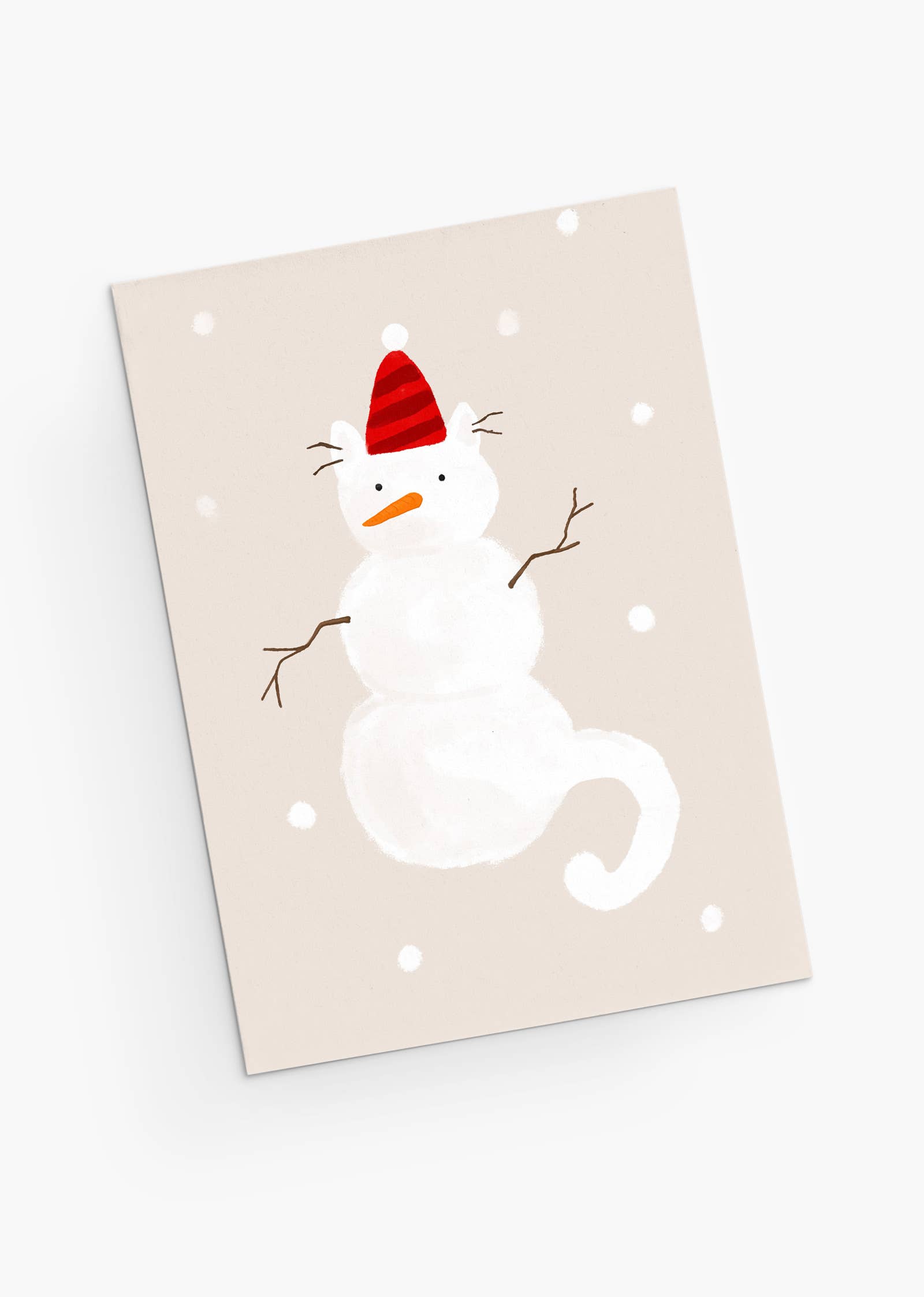 Mimi & August: Greeting Card - Snow Pepito