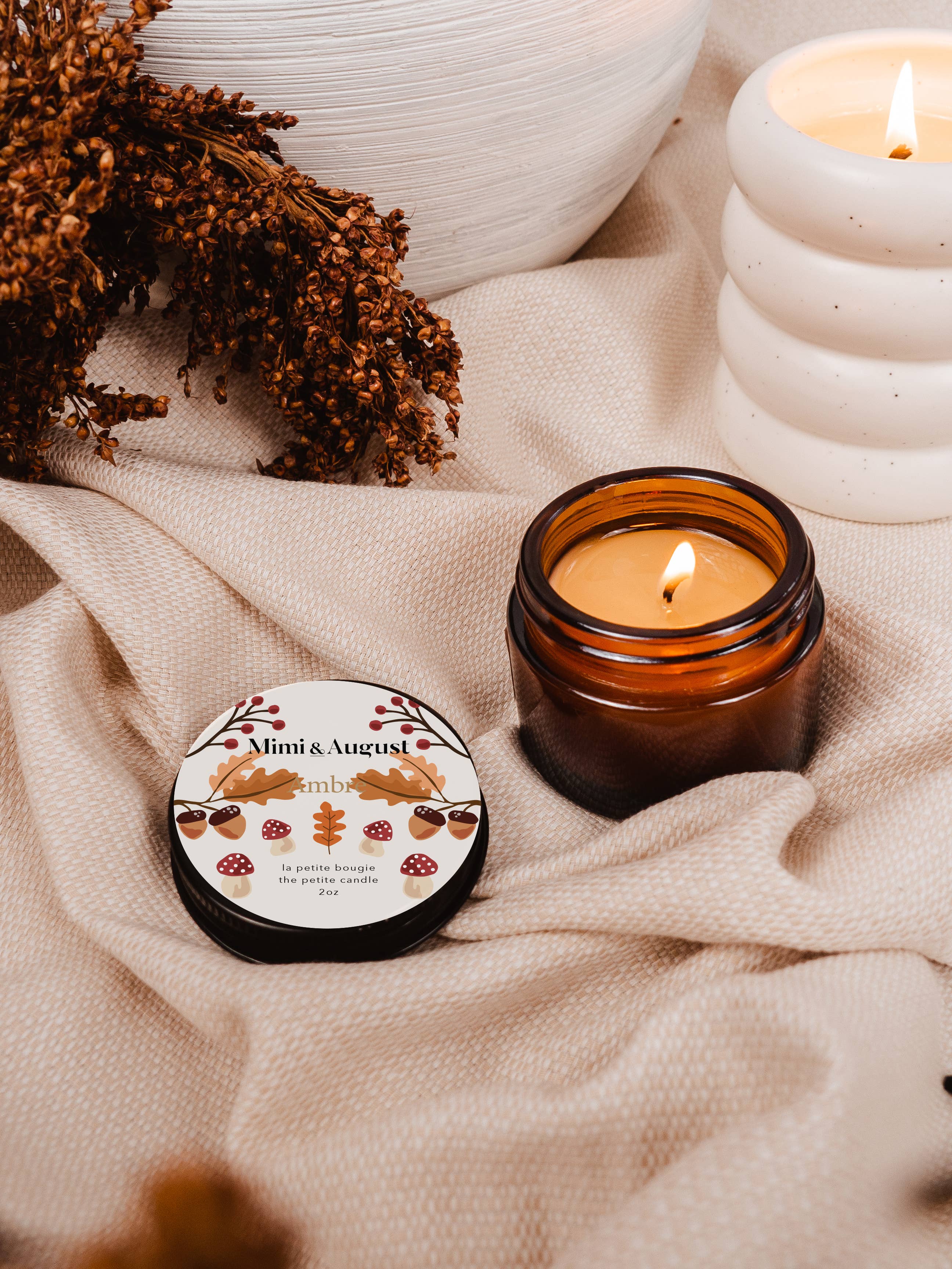Ambre- mini candle 2 oz