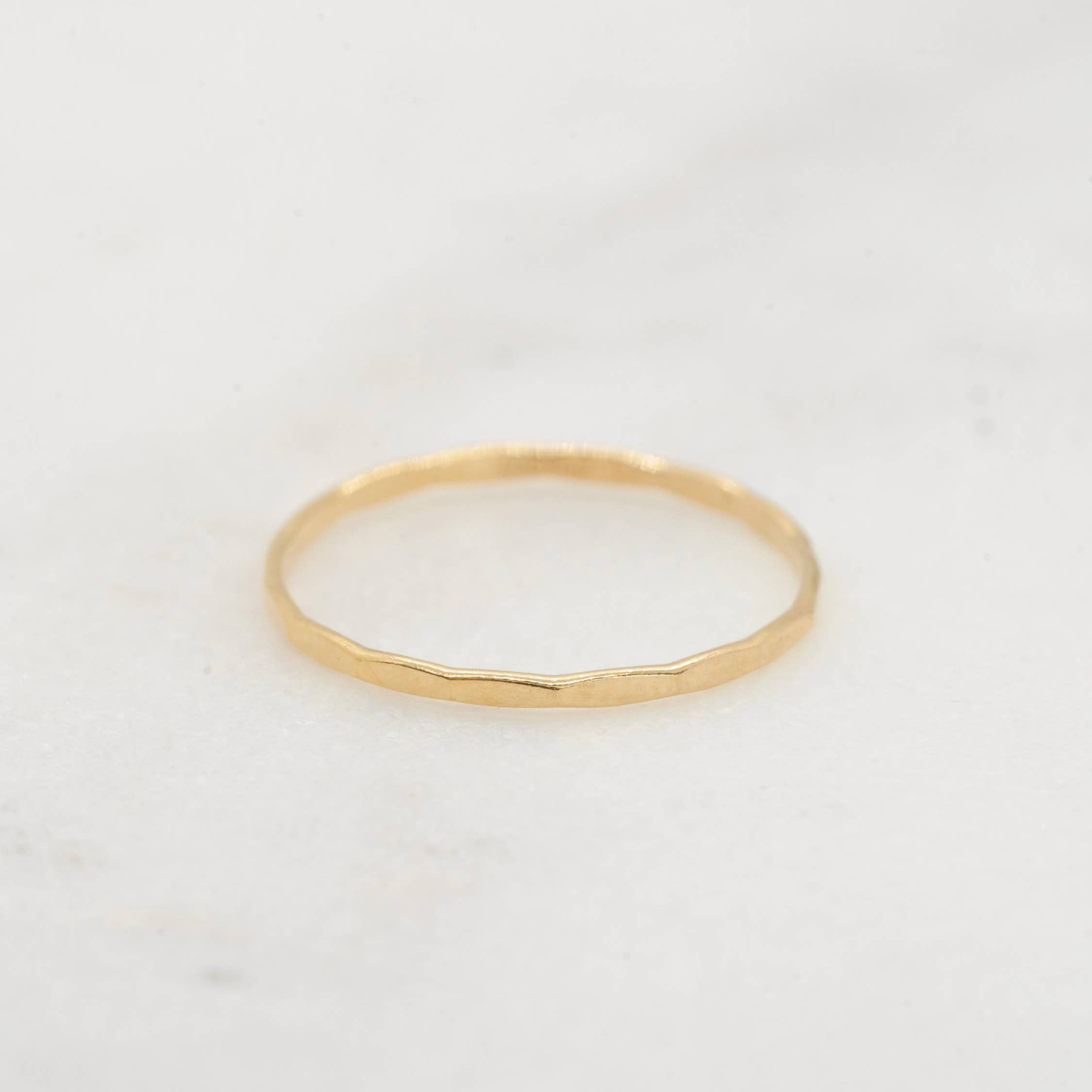 Petite Gold: Erie Ring - Size 7