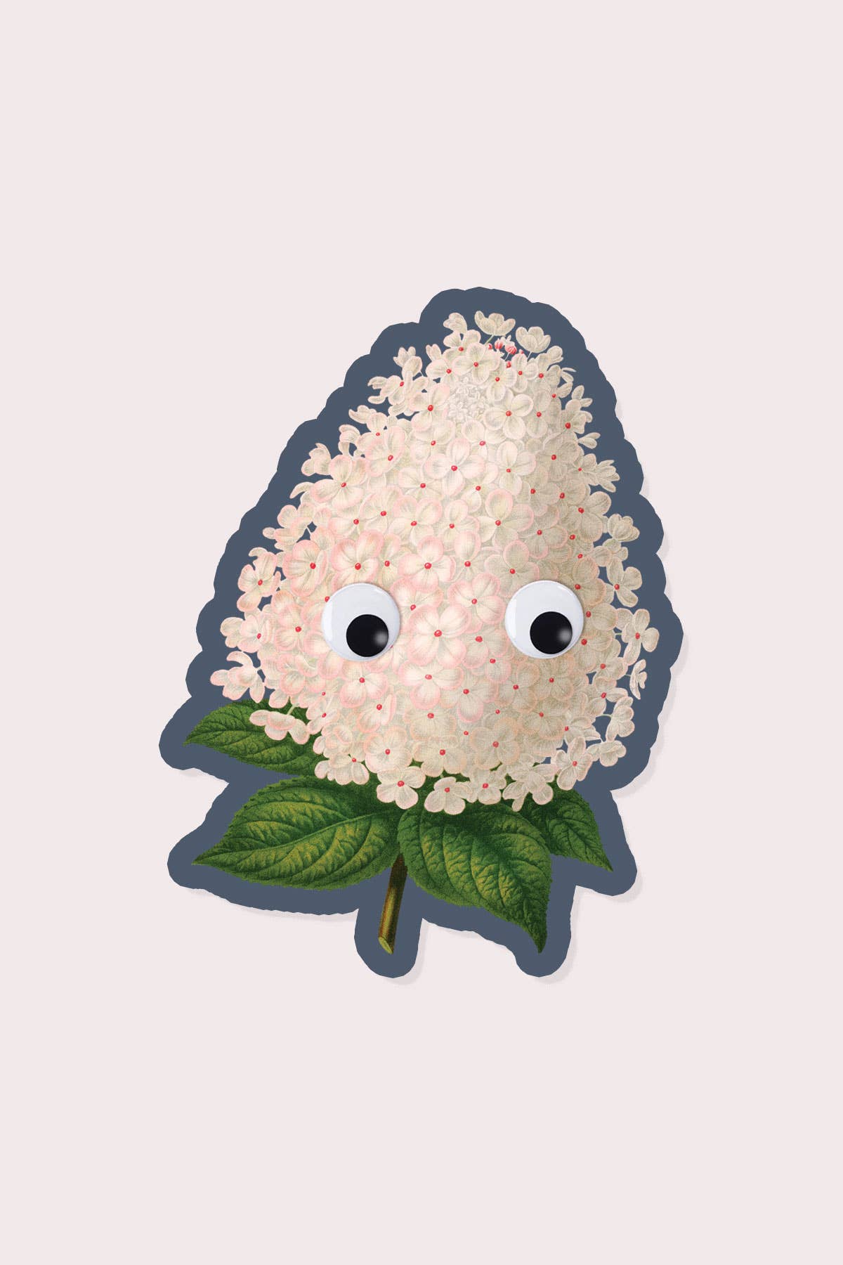 Stay Home Club: Vinyl Sticker - Googly Hydrangea