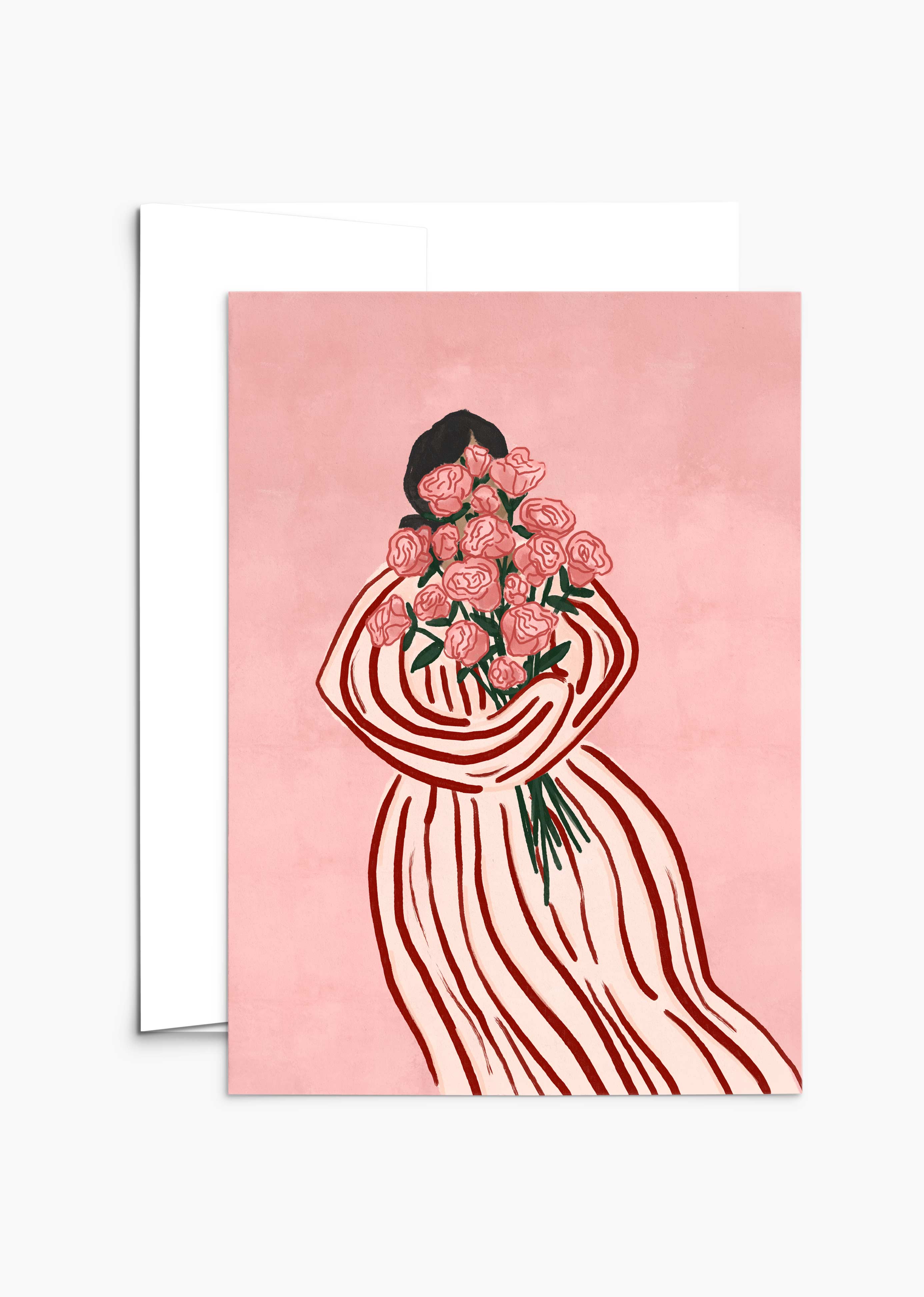 Bouquet of Roses - Greeting Card