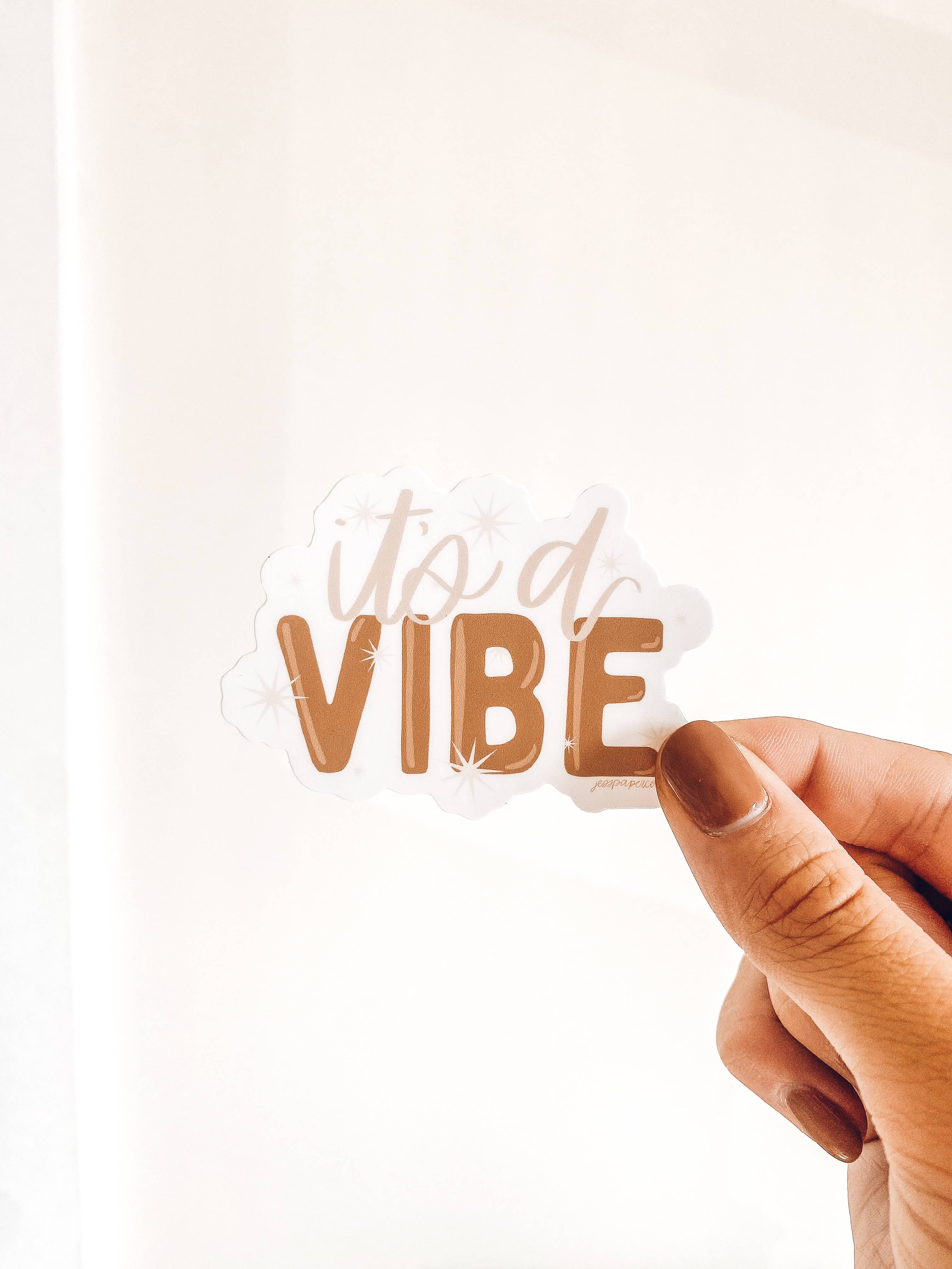 Jess's Paper Co:  Sticker - It's a Vibe Sticker