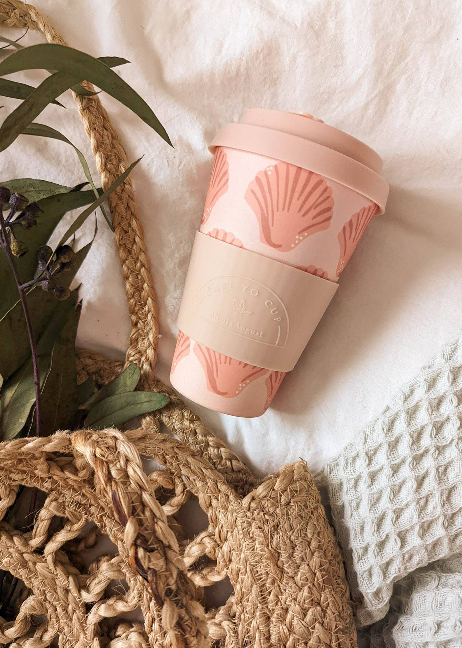 Mimi & August: Bamboo Coffee Mug - Seashells Cafe Yo