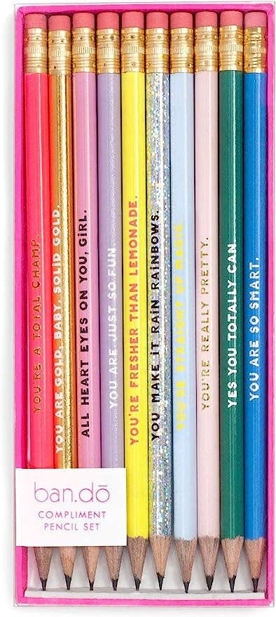 Compliment Pencil Set  - Assorted Set of Ten