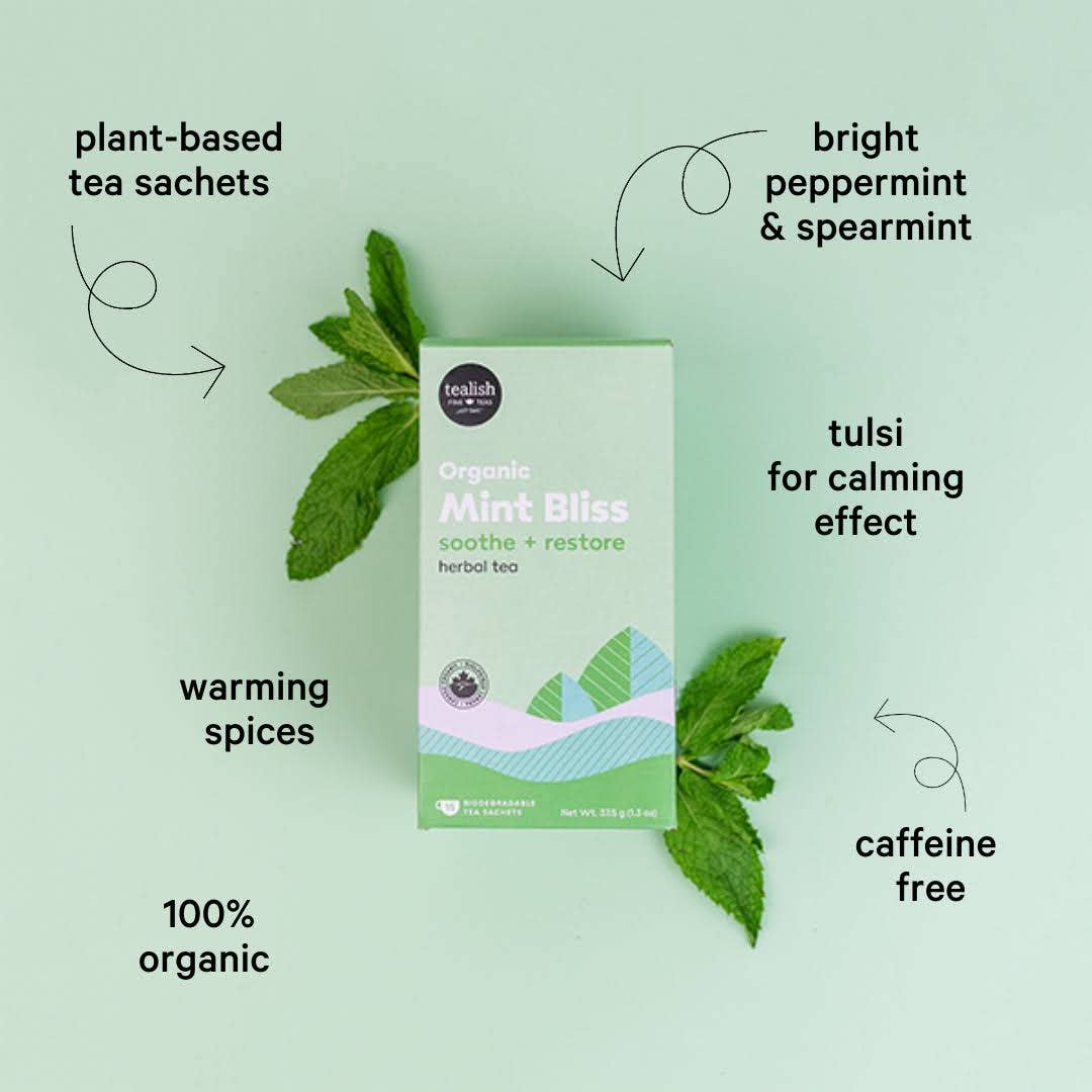 Tealish: Organic Mint Bliss Sachets