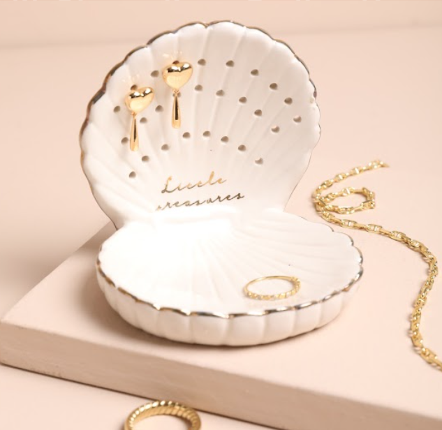 Shell Earring Holder and Jewellery Dish