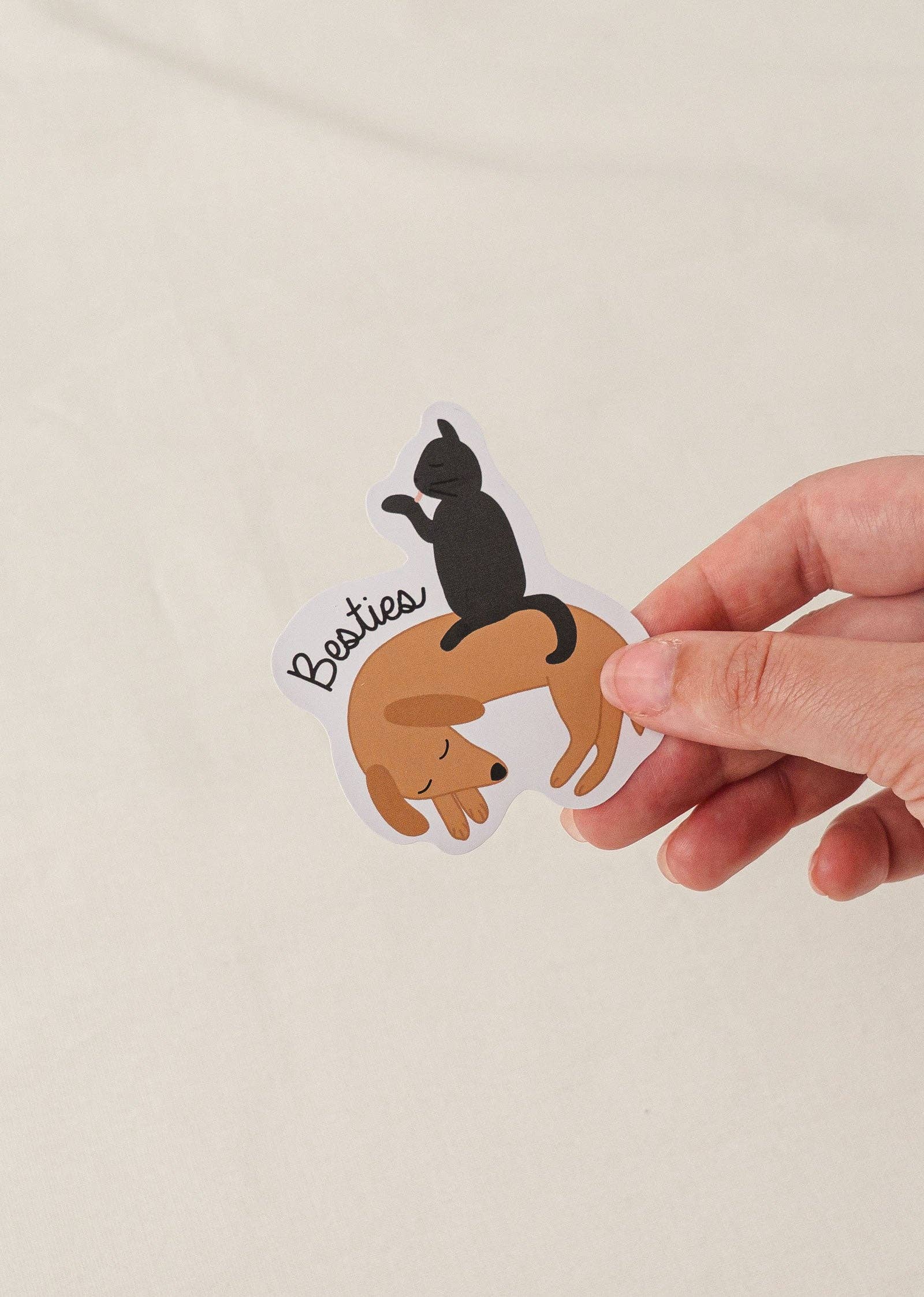 Mimi & August: Vinyl Sticker - Besties