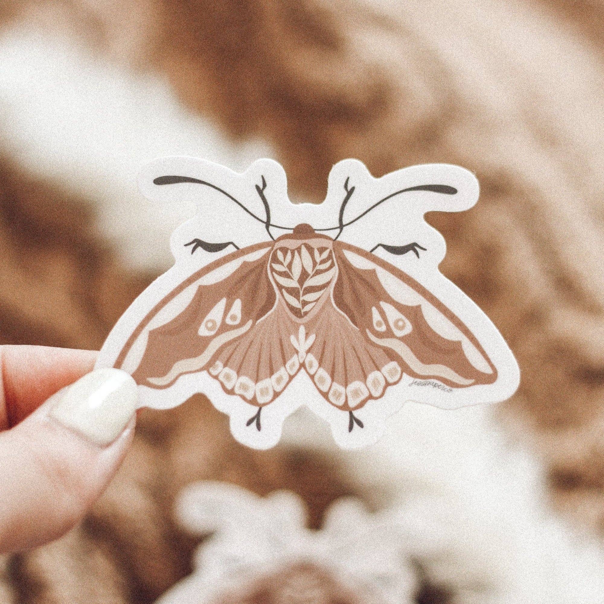 Jess's Paper Co:  Sticker - Moth