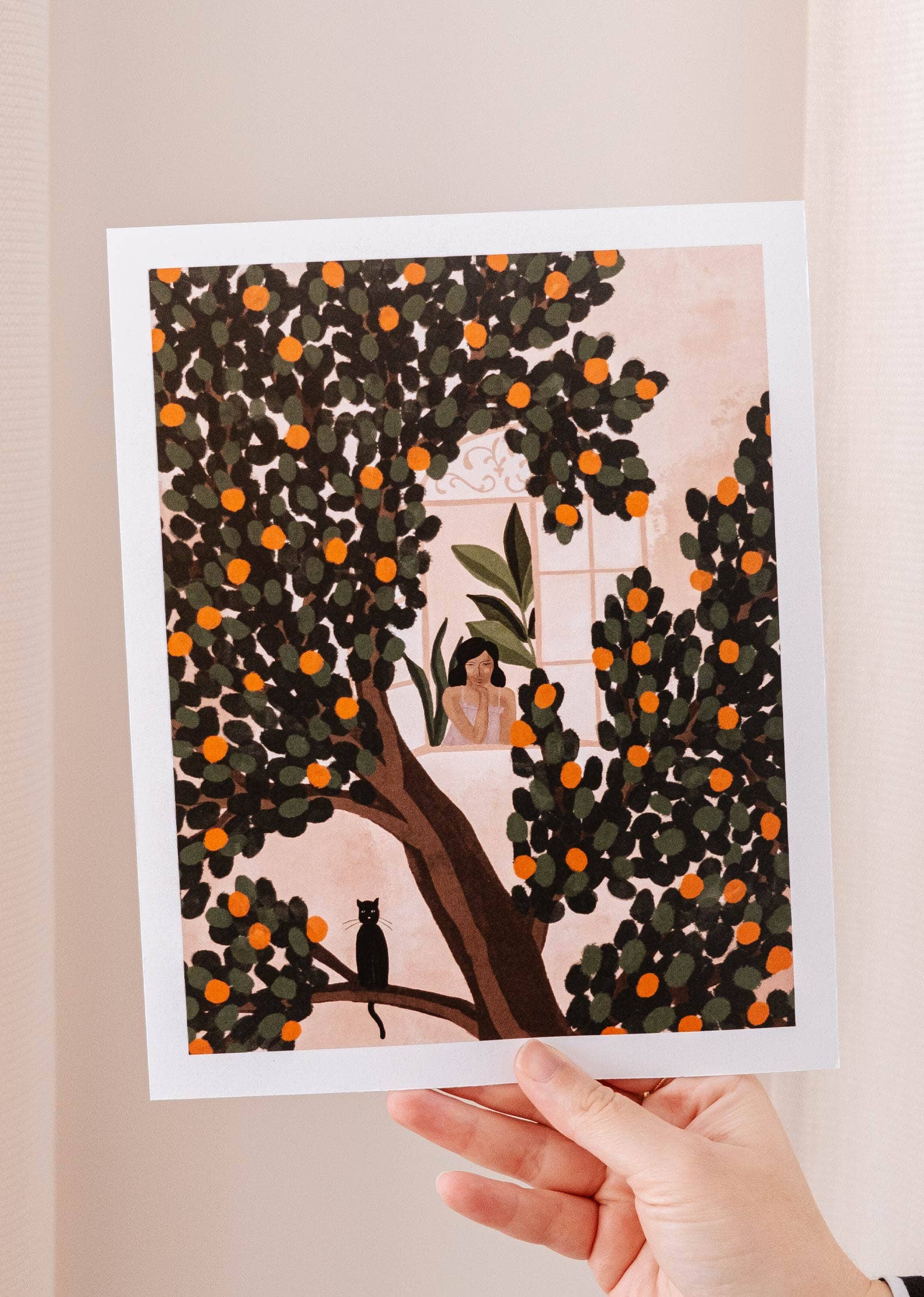 Mimi & August: Art Print - Orange Tree