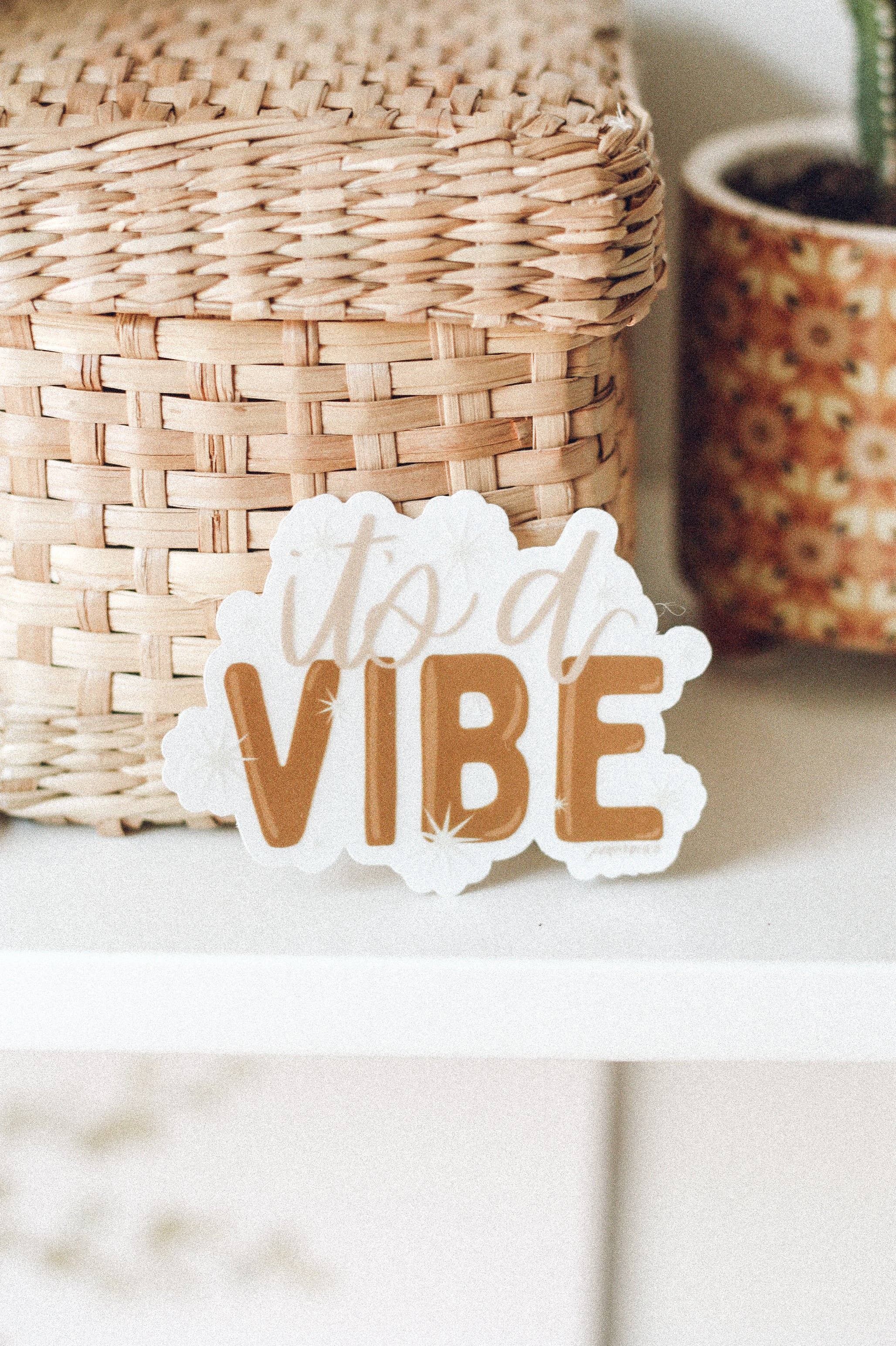 Jess's Paper Co:  Sticker - It's a Vibe Sticker