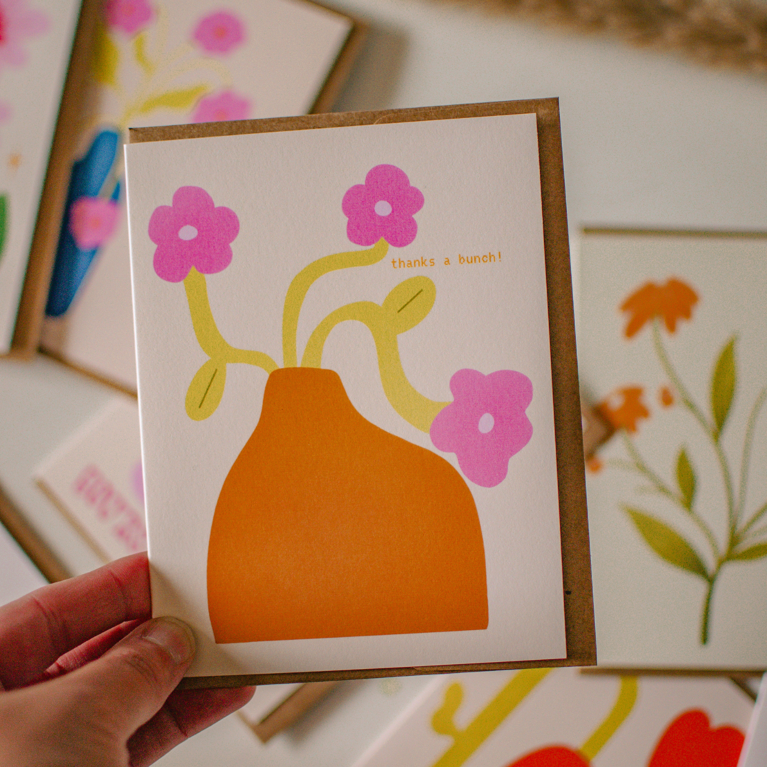 Flower Pot Greeting Card