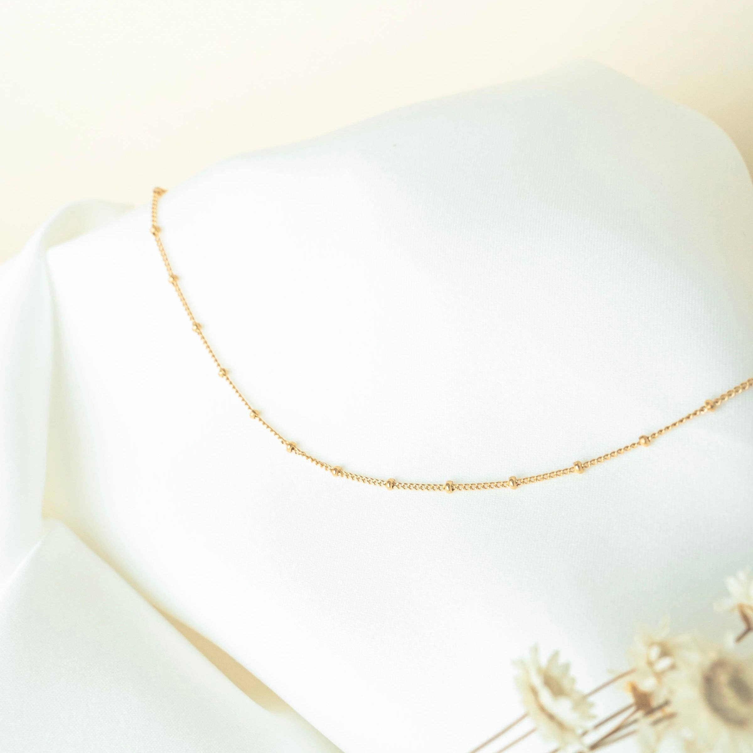 Petite Gold: Agnes Chain: Gold Filled / 18”