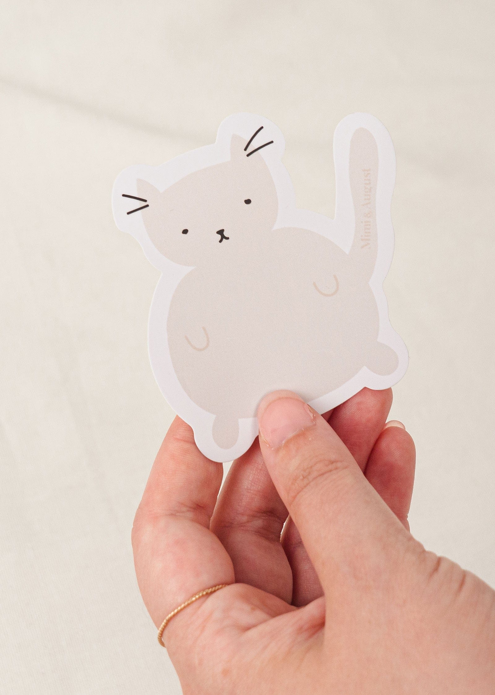 Mimi & August: Vinyl Sticker - Charlotte the Cat