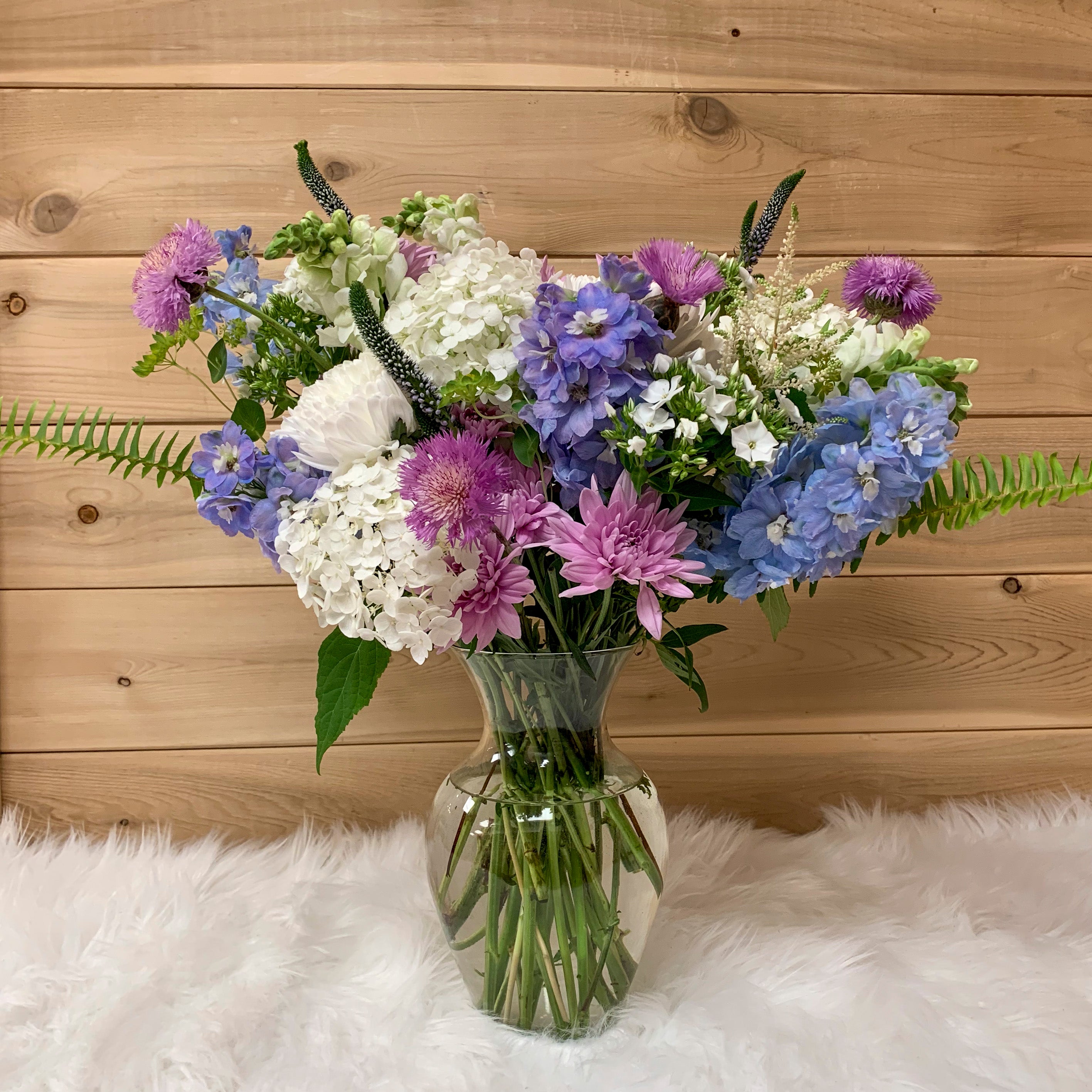 Floral Tribute Vase Arrangement