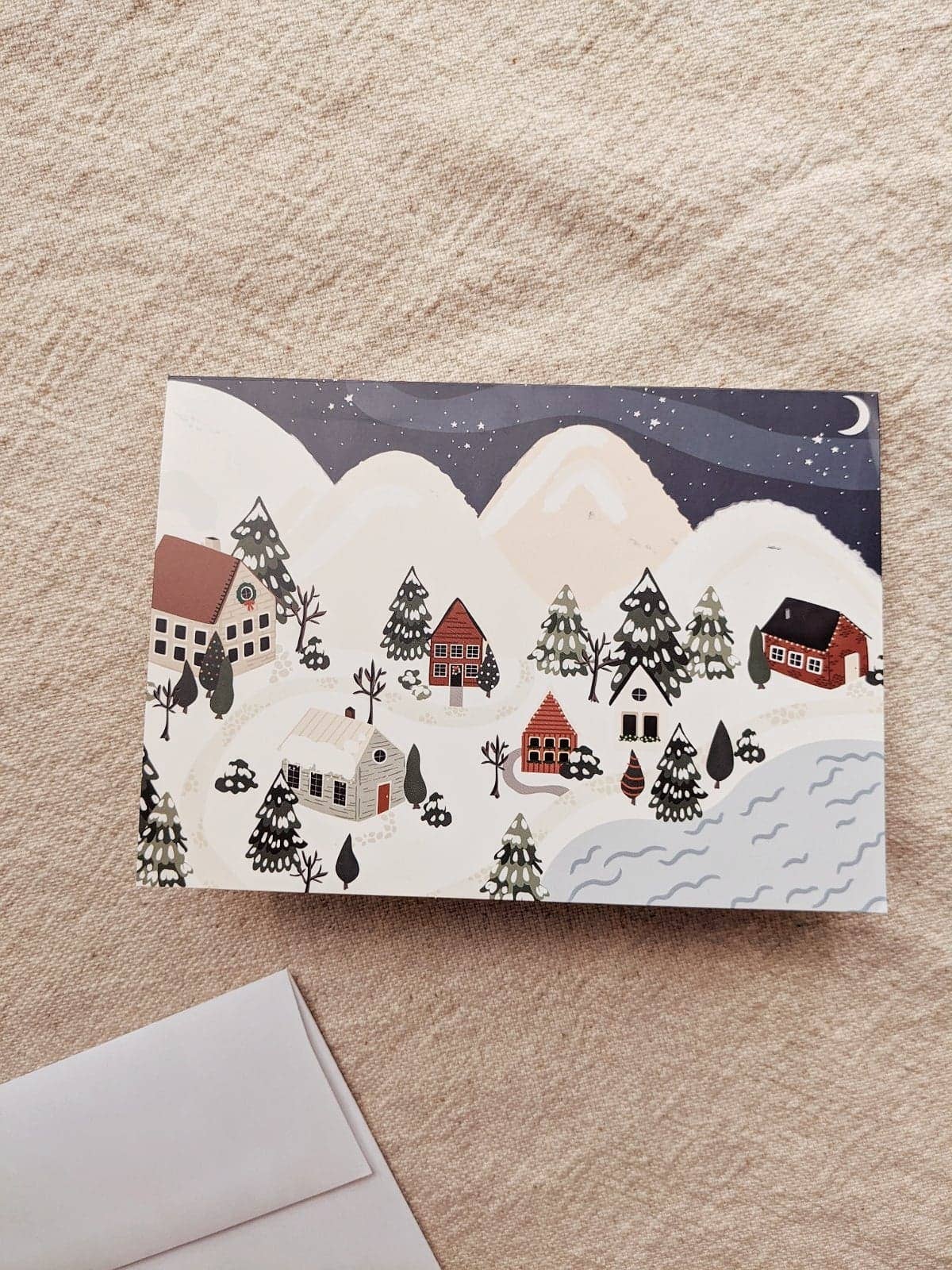 Christmas Village Greeting Card