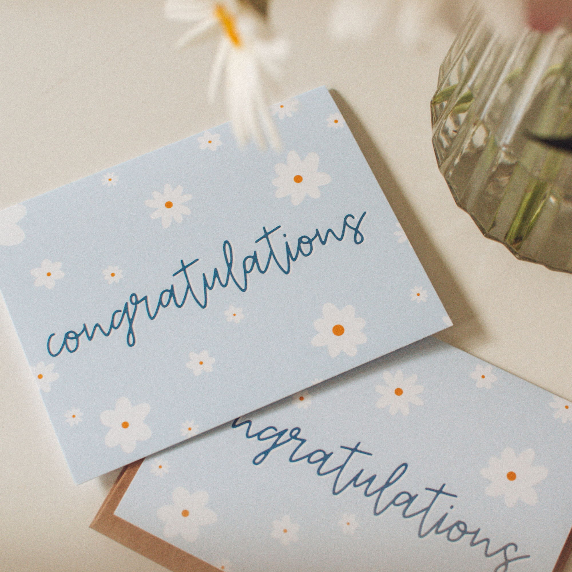 Congratulations Daisy Card