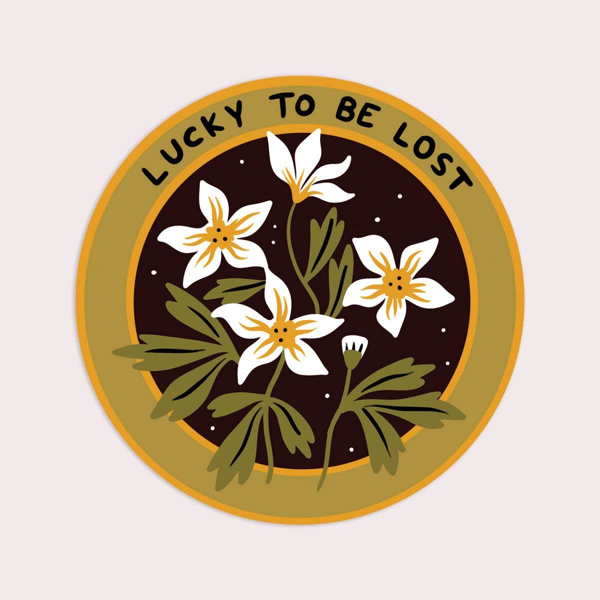 Stay Home Club: Vinyl Sticker - Lucky to be Lost