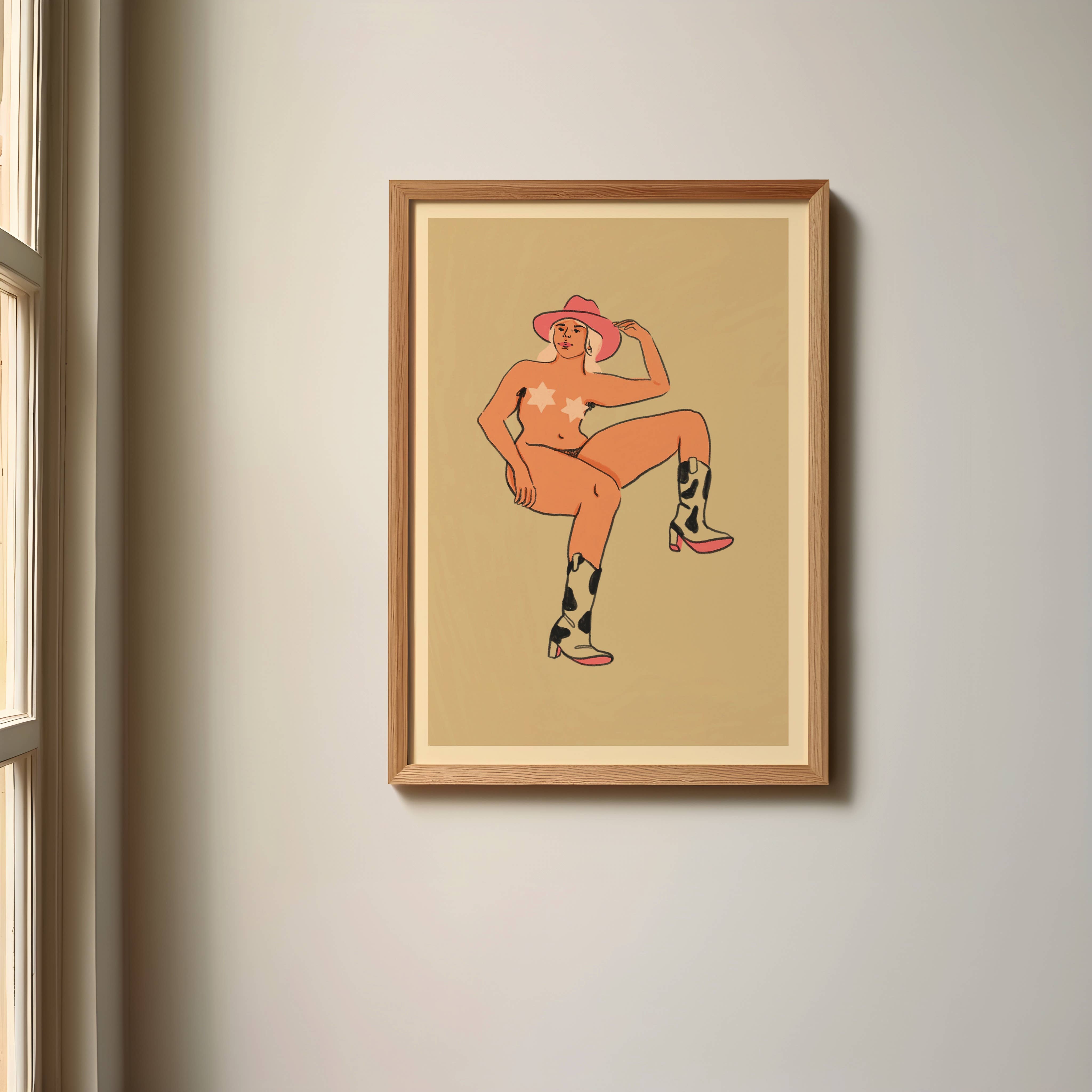 Cowgirl Art Prints 03