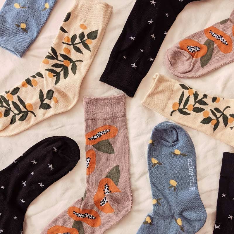 Kitten cotton socks