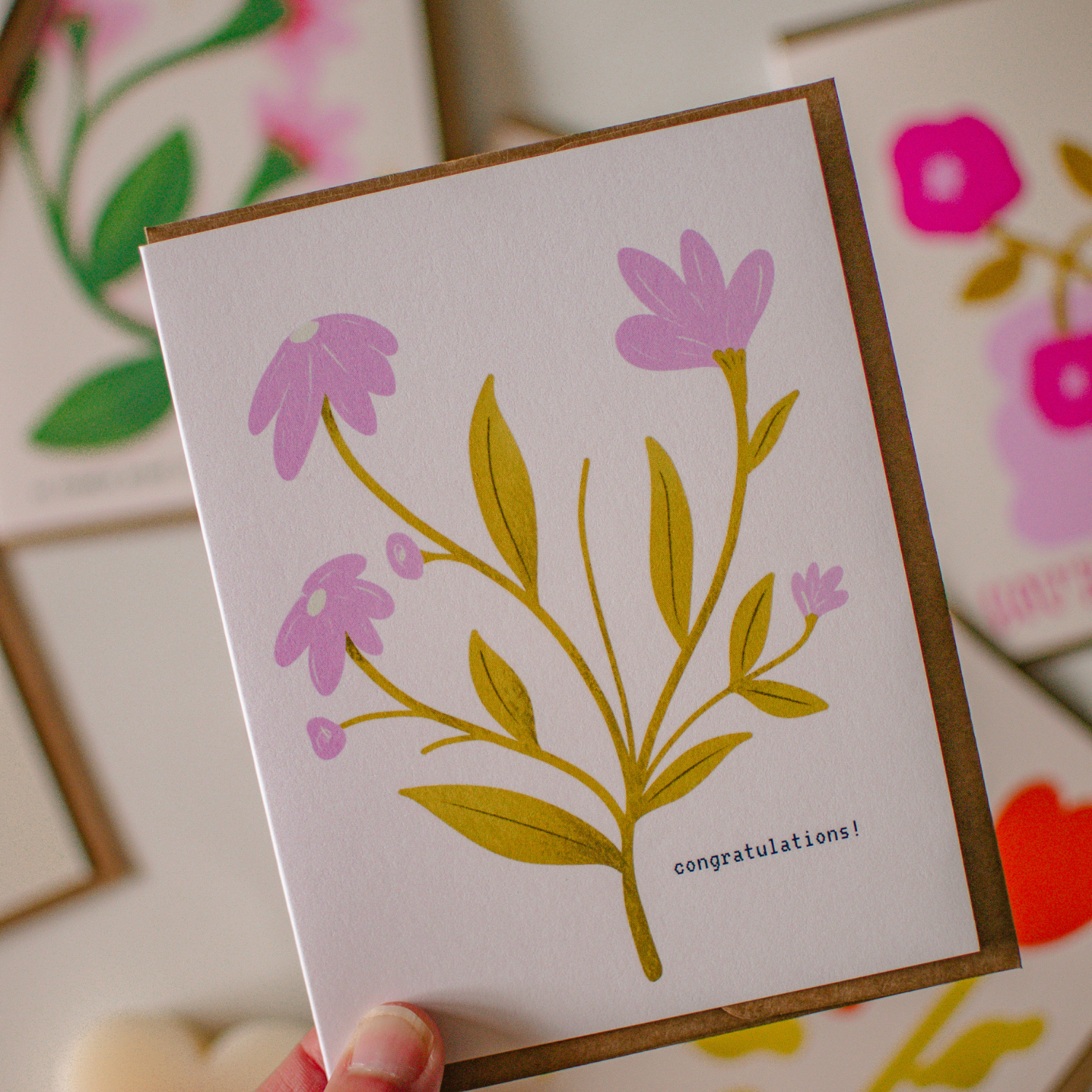 Floral Greeting Card