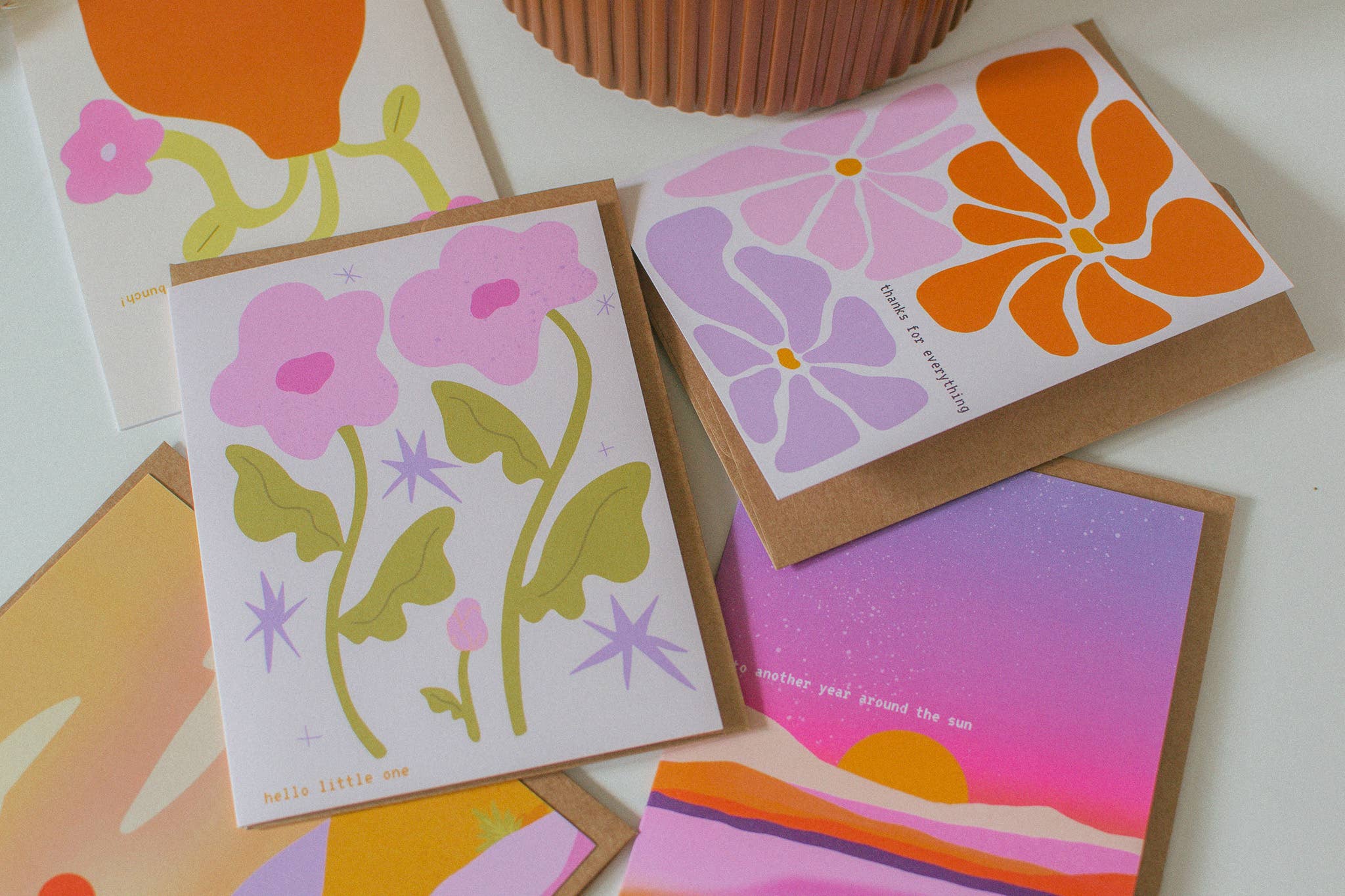 Flower Pot Greeting Card