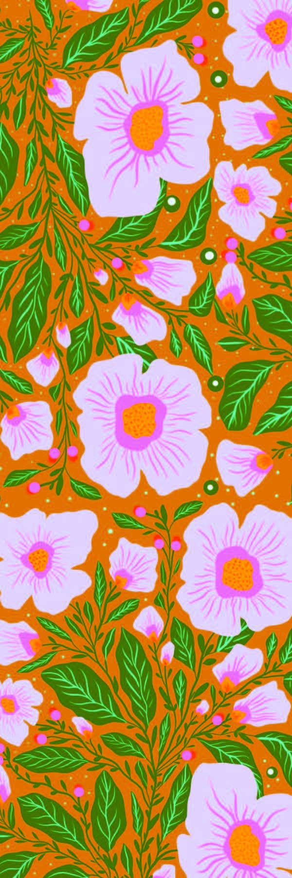 Vivian Sofia Designs: Floral Bookmark: Mustard Peonies