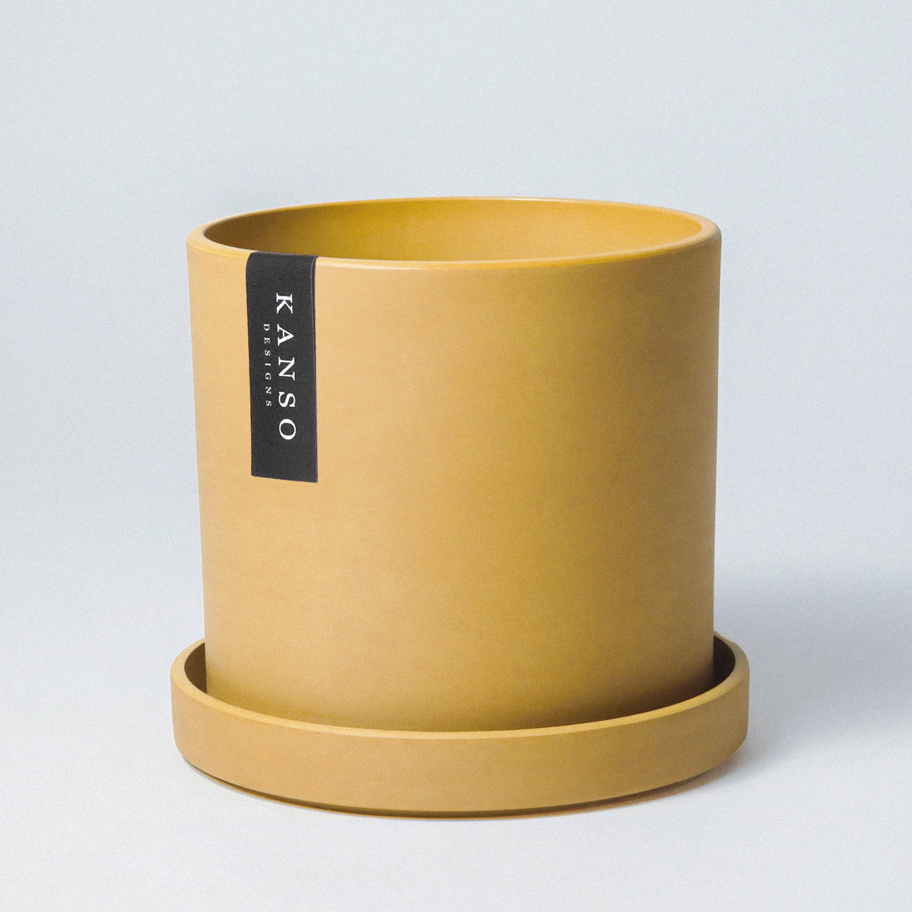 7" & 4" Mustard Seed & Dusted Clay Planters & Saucers : Dusted Clay / 4" Only