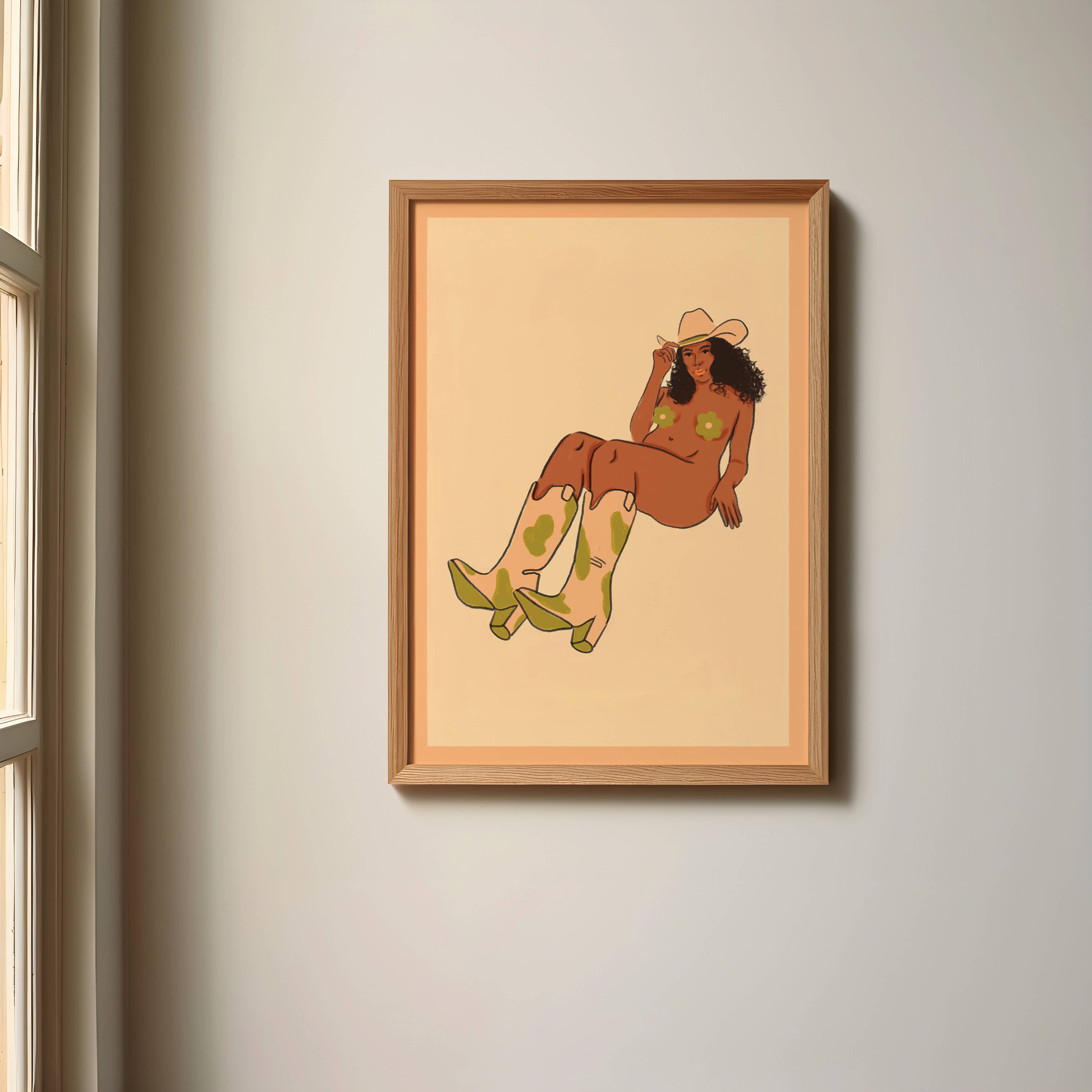 Cowgirl Art Prints 01