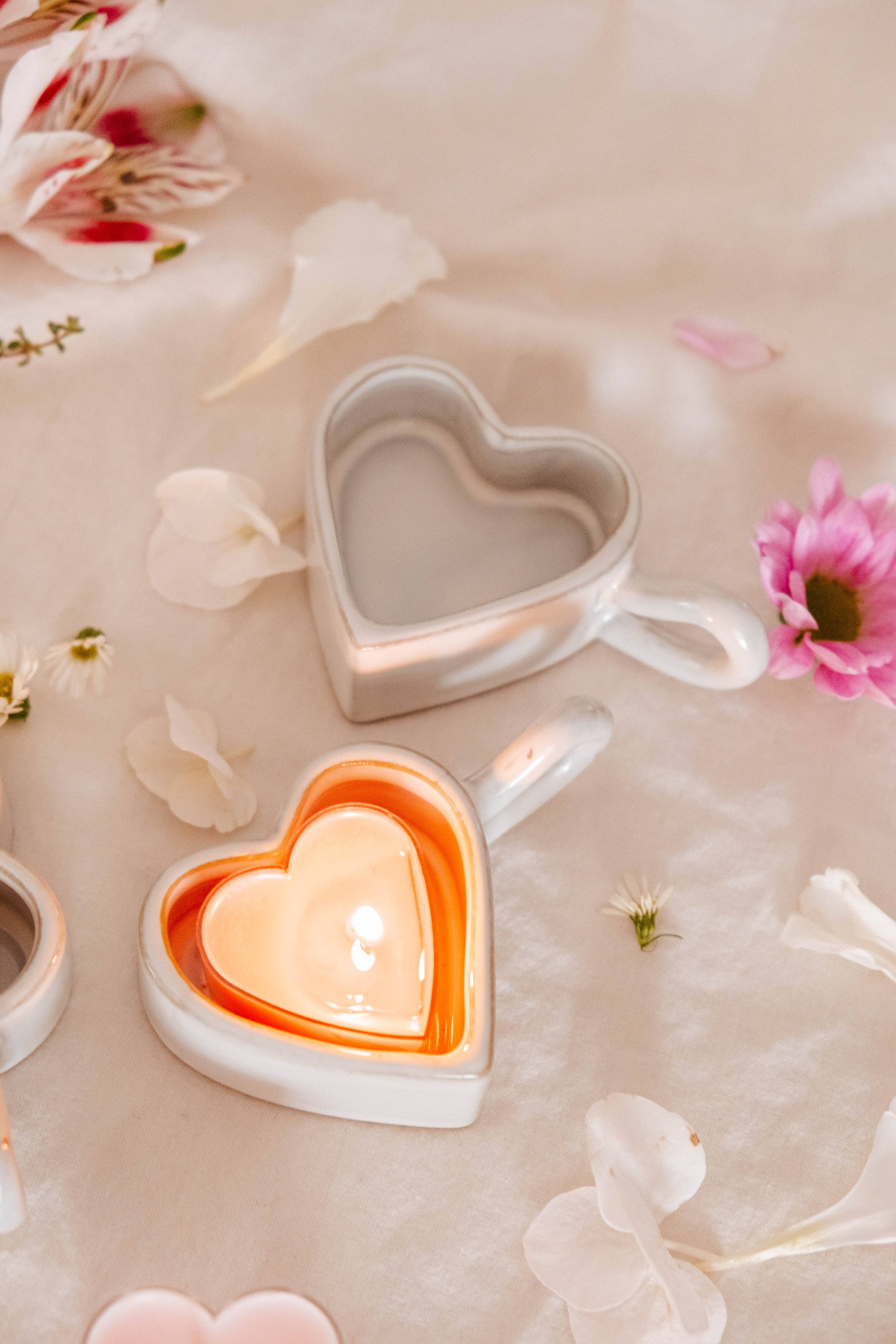 Mimi & August: Heart & Glow - Tealight Holder & Refill Kit